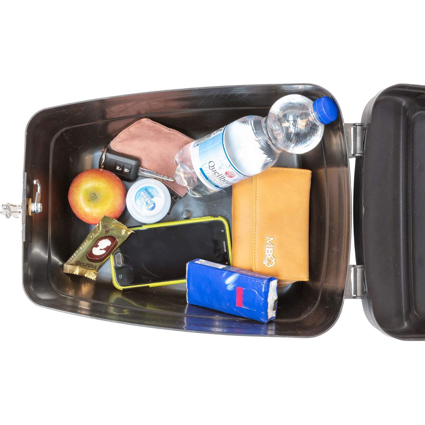 Westmark bicycle case for all luggage carriers, incl. fastening materials, theft-proof mounting, 14 liters, Touring Safe, 5430GE6S.