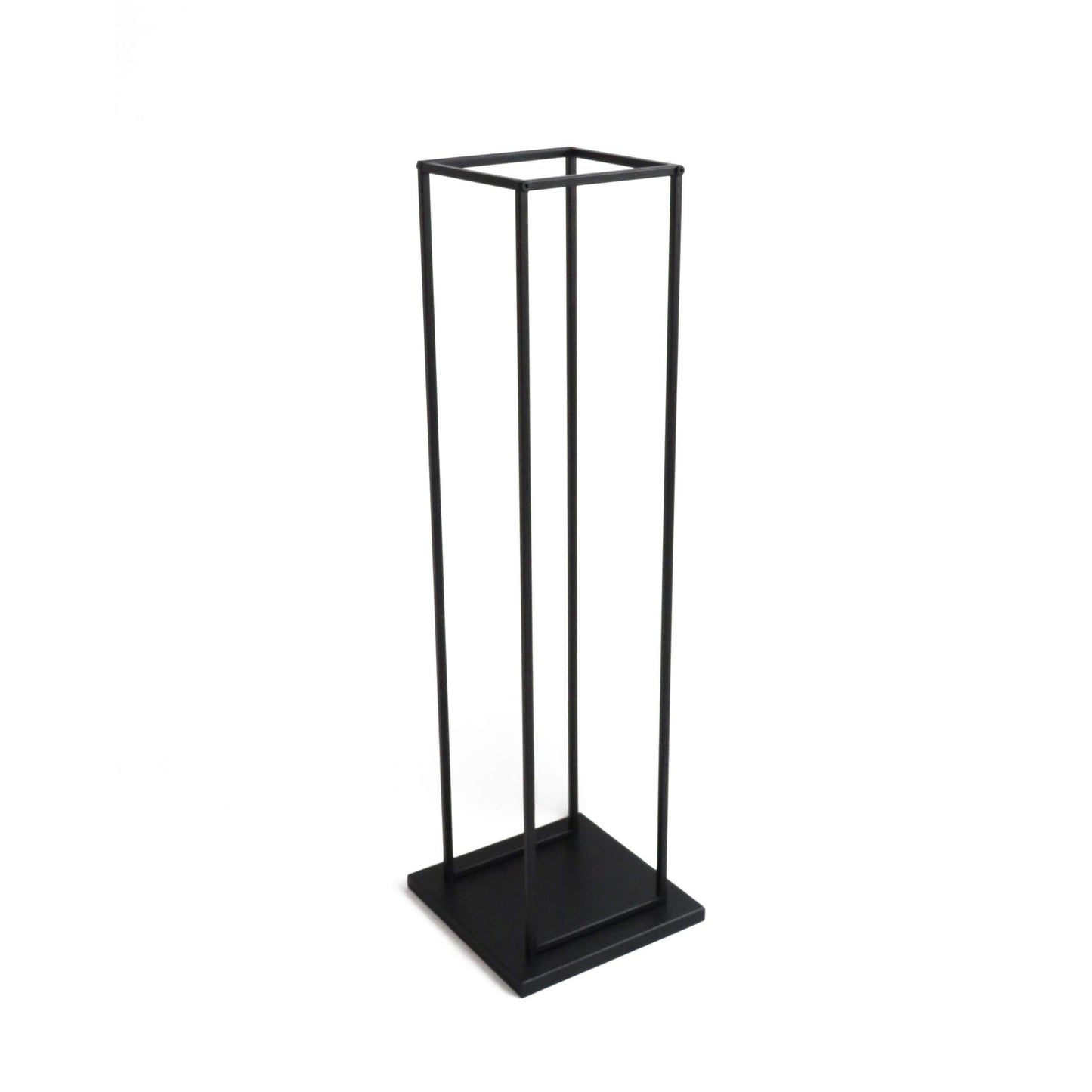 Indoor Heroes Minimalist Design Firewood Rack made of matte black painted metal Height 115 cm Firewood Shelf Firewood Stand Firewood Rack