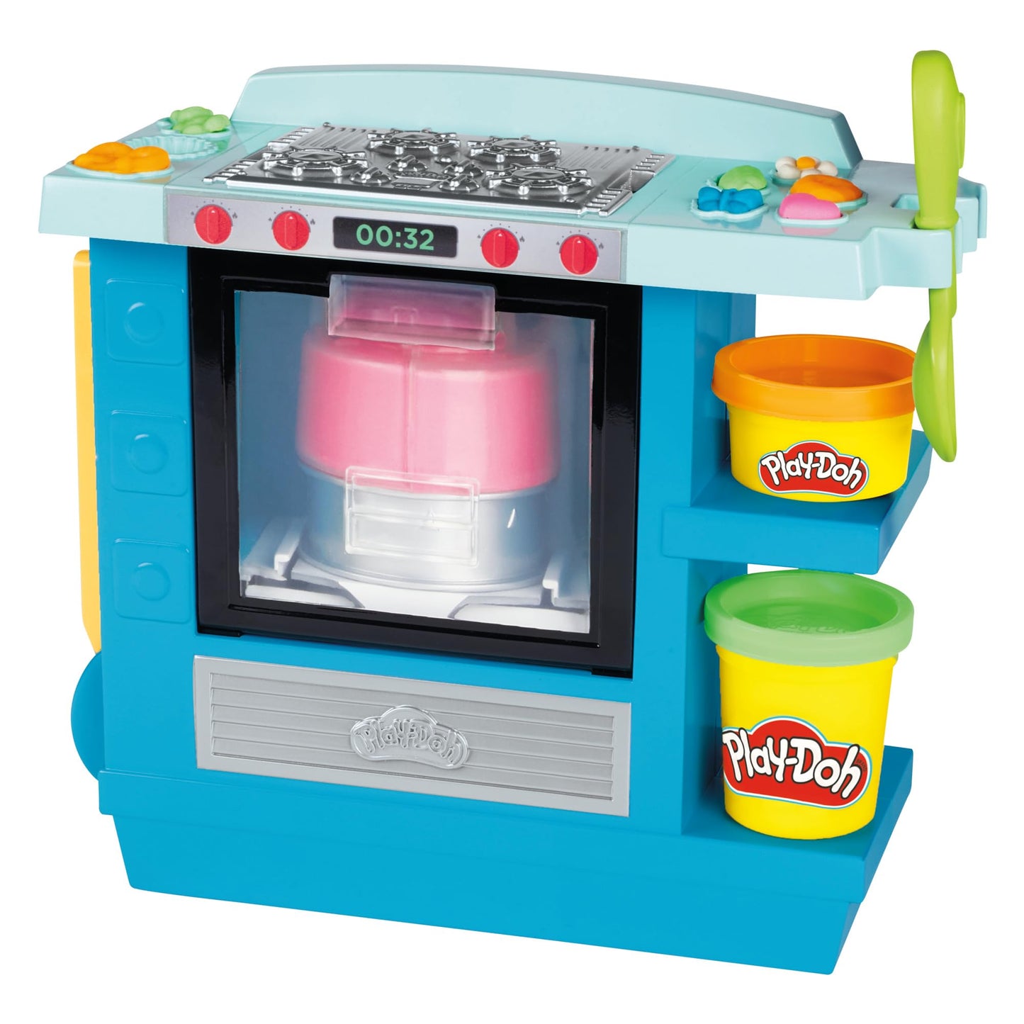 Play-Doh Kitchen Creations Bake Shop Playset for kids ages 3 and up, includes 5 colors.