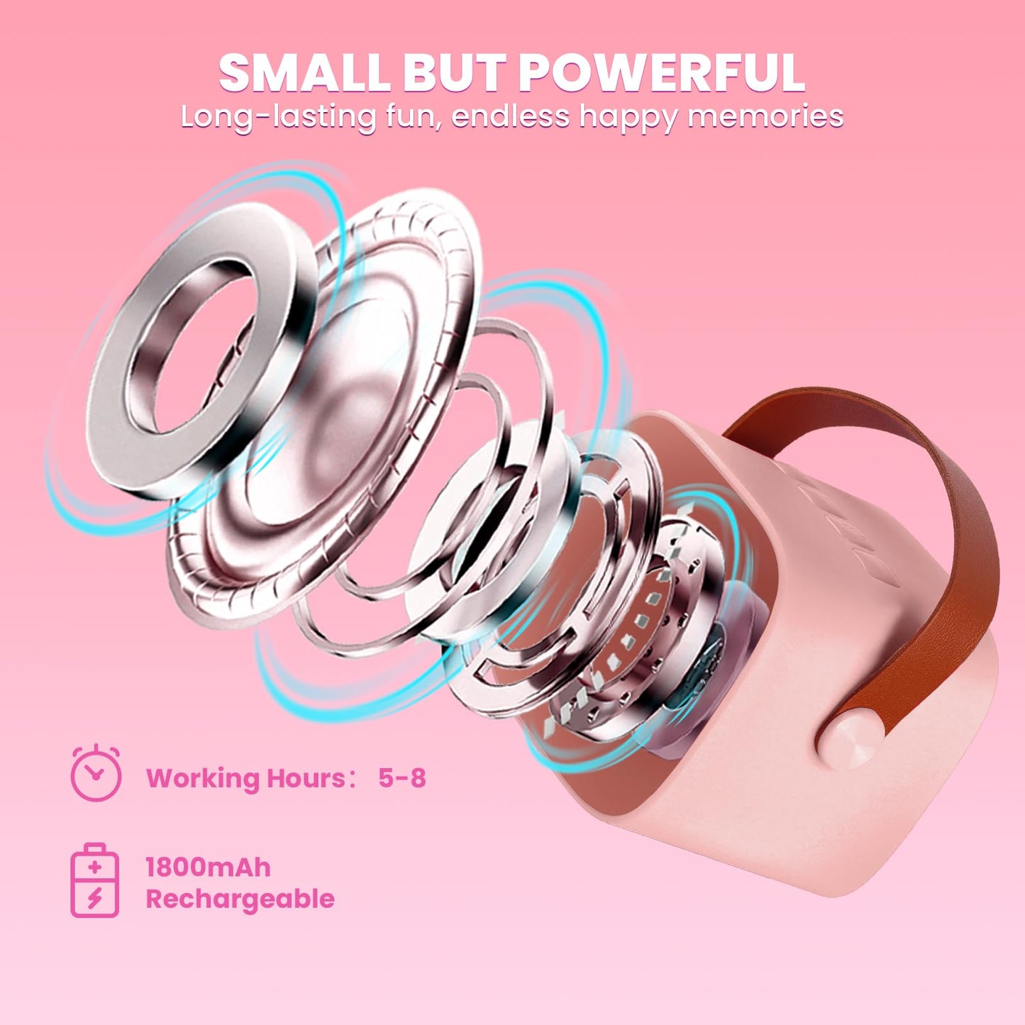 Karaoke microphone, children's karaoke machine, gifts for girls - mini karaoke machine - kids karaoke with microphone - birthday gift Children's Day - toys for 3 4 5 6 7 8 9 10+