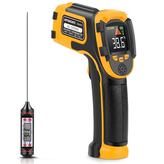 Infrared Thermometer SOVARCATE Digital Laser Temperature Gun -58°F~1112°F (-50°C~600°C) Non-Contact Non-Human Body Thermometer - for Cooking/Barbecue/Freezer/Industrial