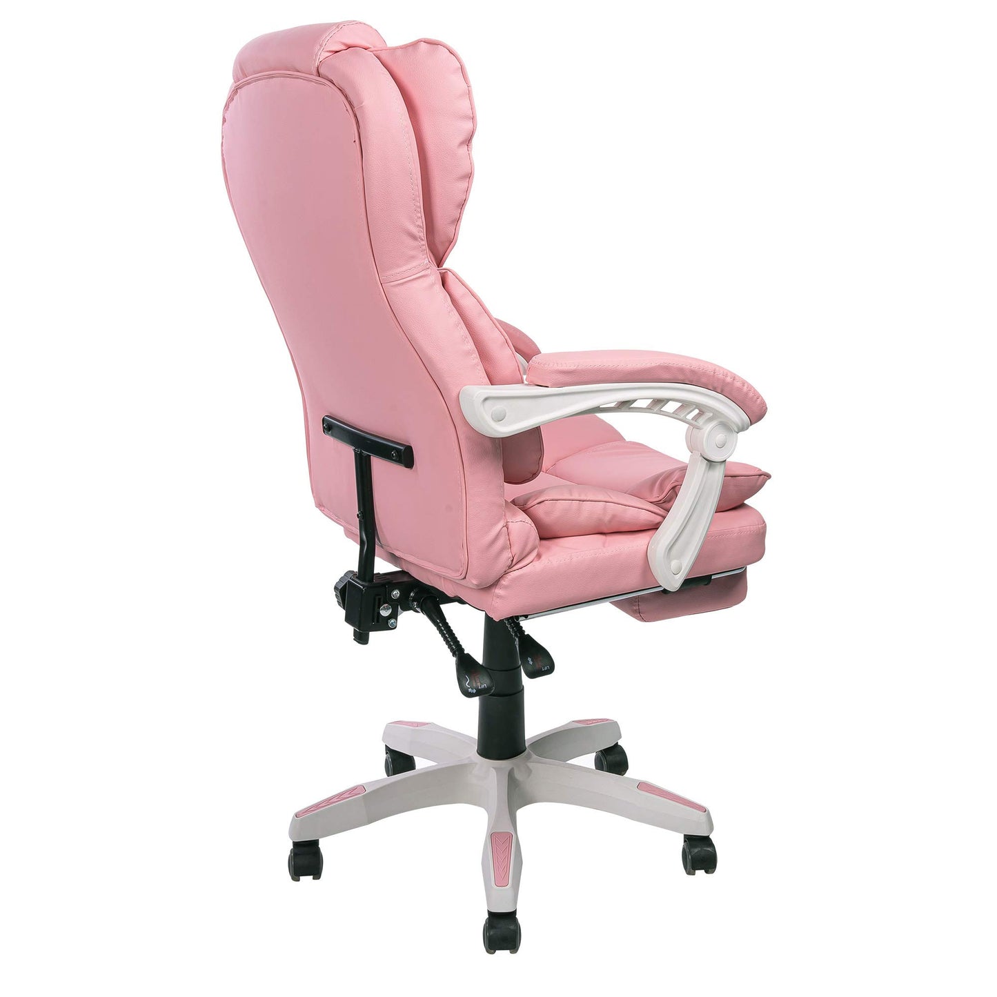 TRISENS Desk Chair Design Office Chair TV Office Chair Executive Chair Relax & Home Office, Color: Pink