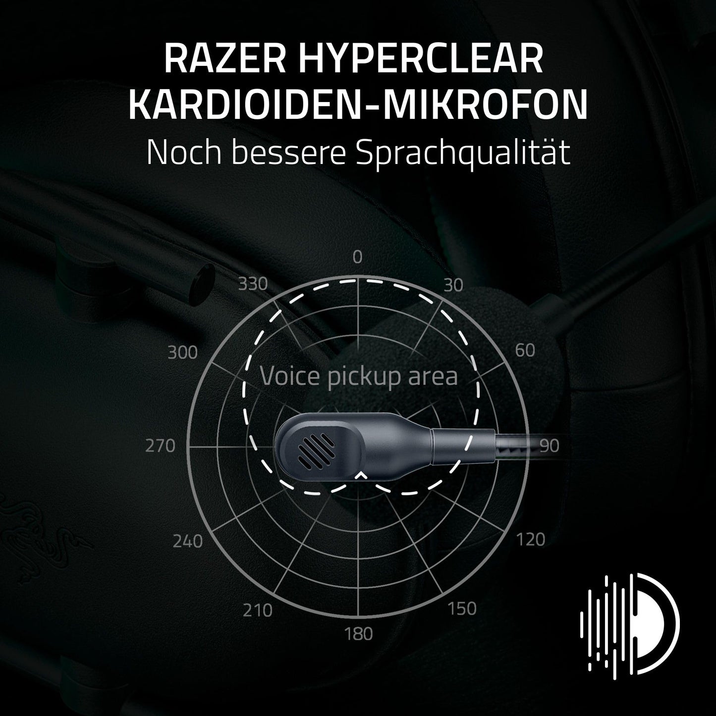 Razer BlackShark V2 X (Xbox) - Wired E-Sports headset for Xbox consoles S-X (250g, cardioid microphone, 50mm drivers, passive noise cancellation, 3.5mm connector) Black