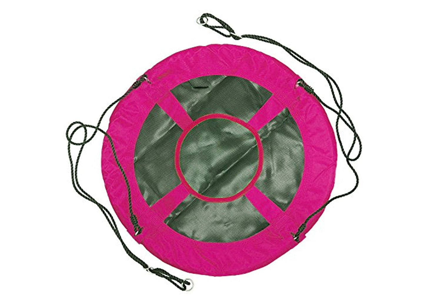 Izzy Nest Outdoor Swing, Textilene PE plastic, Weatherproof, Soft Nest, Multi-child swing up to 150kg - Pink 110Dx110Wx180Hcm