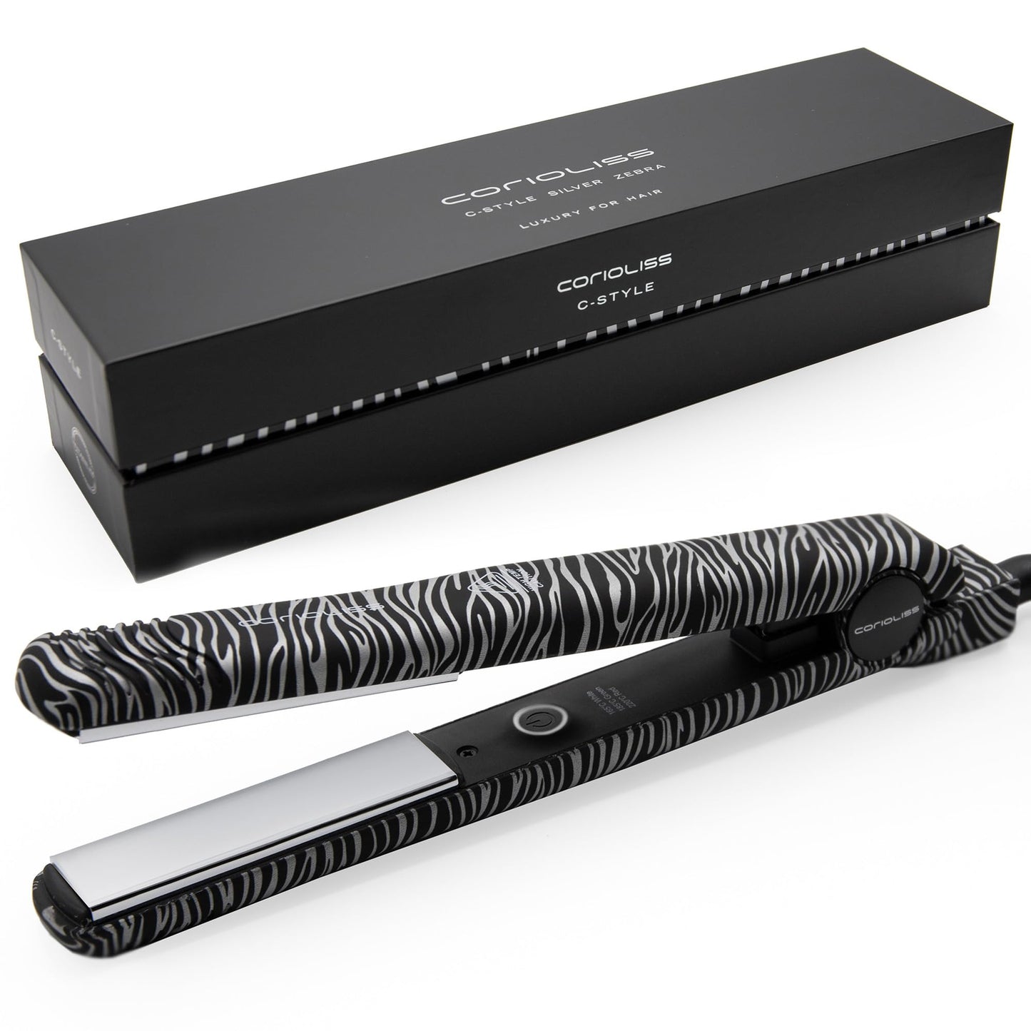 Corioliss C-Style flat iron is designed for women with fine hair. It features titanium plates and professional temperature control for optimal results.