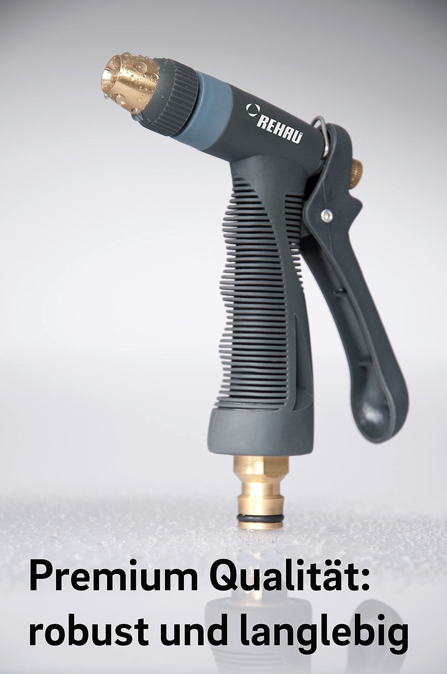 REHAU Garden Spray Premium, spray for cleaning and spraying, garden hand shower with guaranteed high durability.
