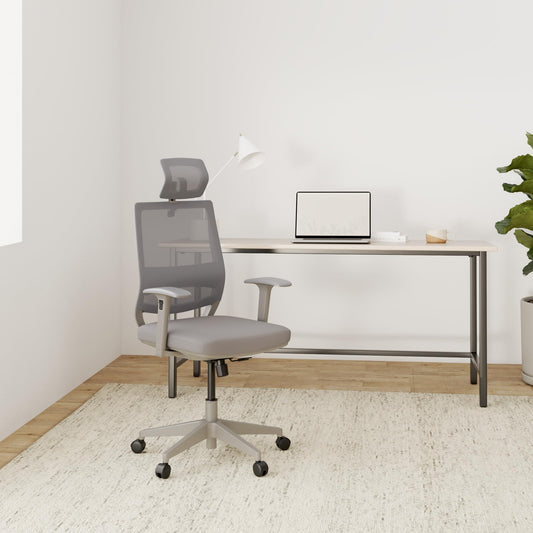 VALKENSTOL M2 office chair ergonomically designed with individually adjustable armrests and headrest for maximum freedom of movement - comfortable desk chair for office and home office.