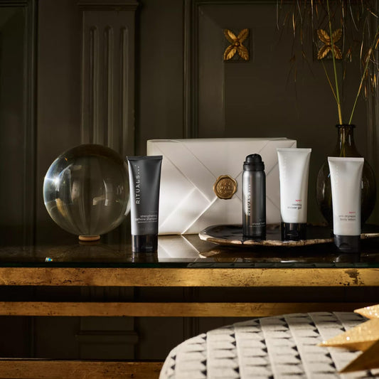 RITUALS gift set for men from the Homme collection, Small - with cedarwood and vitamin E complex - stimulating and invigorating properties.