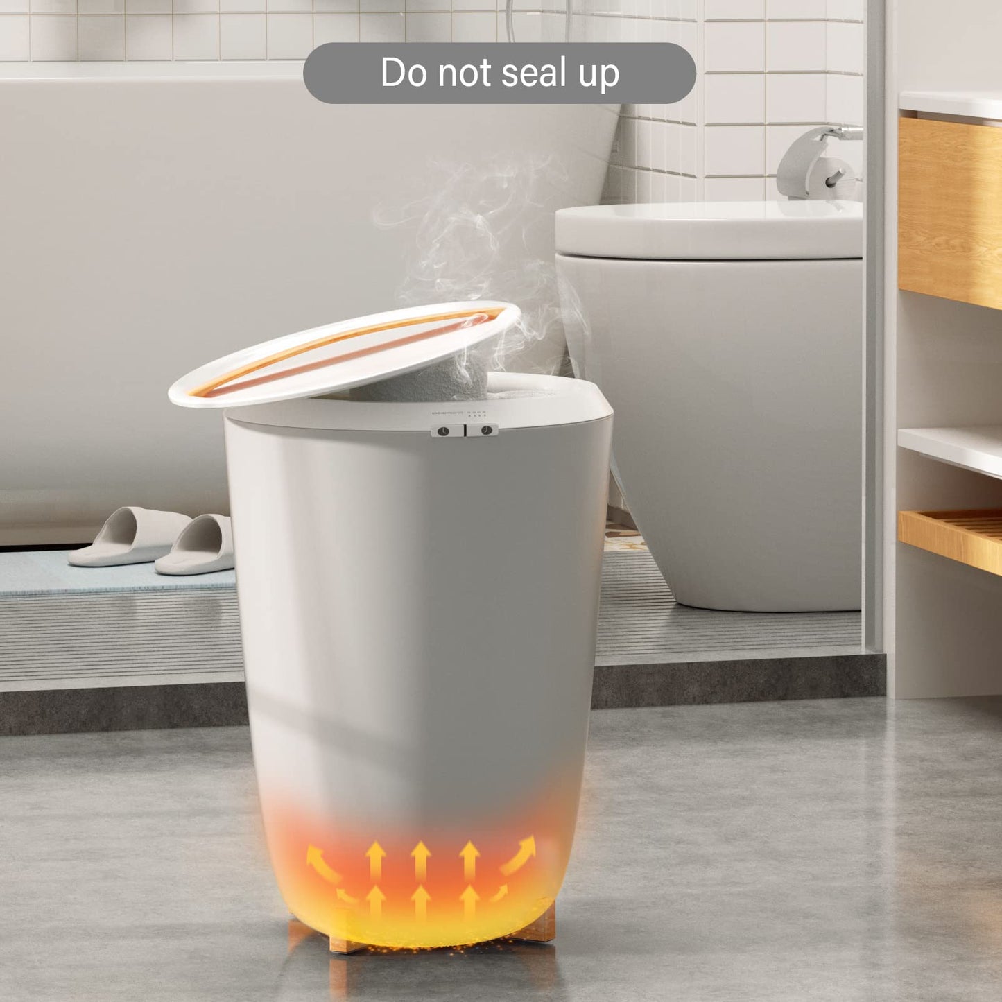Areyourshop Towel Warmer, 20L Bucket Style Bathroom Electric Hot Towel Steamer for Home. Fast Heating, Vertical Thermostat Towel Heater.