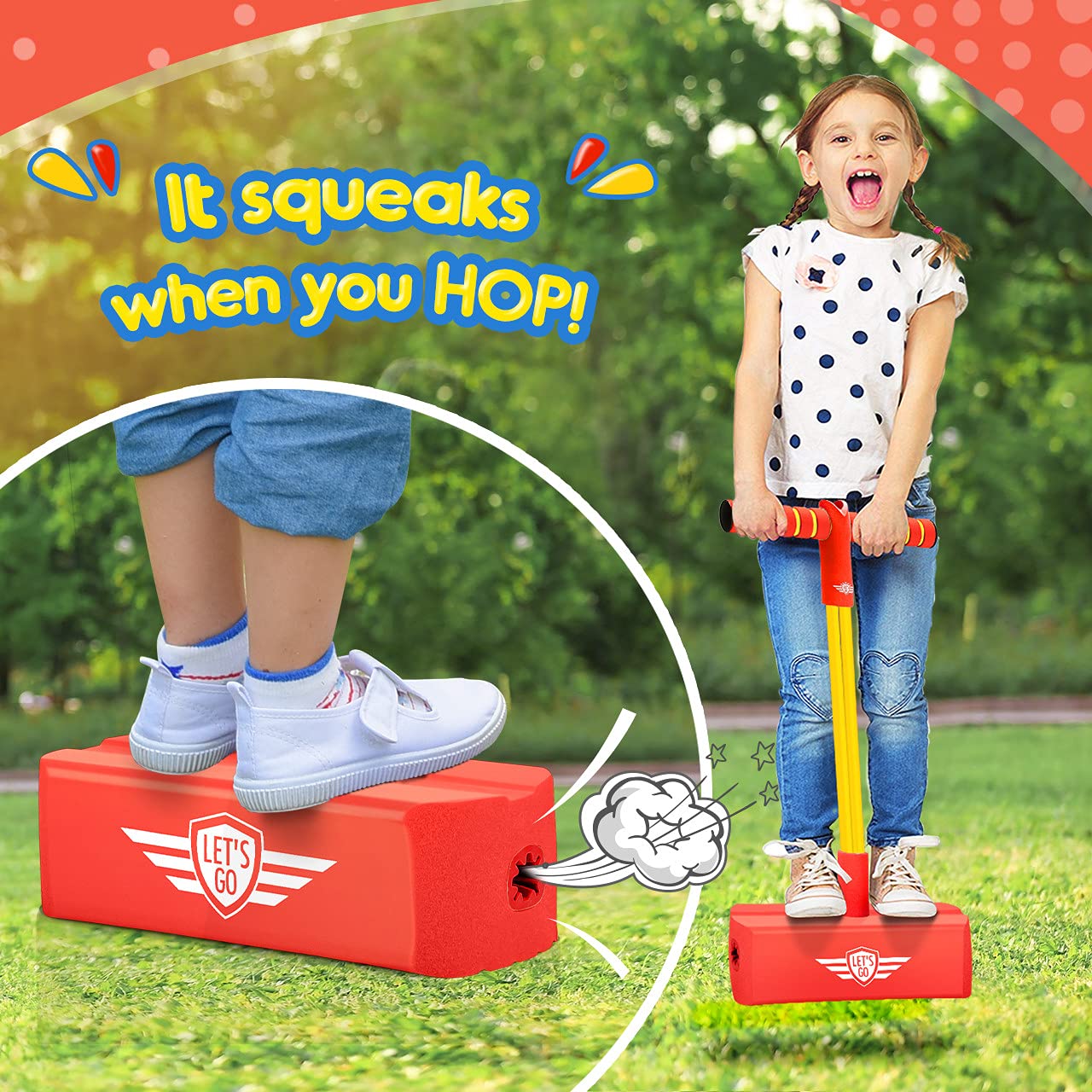 Toyzey outdoor toys for ages 3-12, including hopscotch, stilt sticks, and garden toys for girls aged 3-8. Great gifts for children aged 6-12.