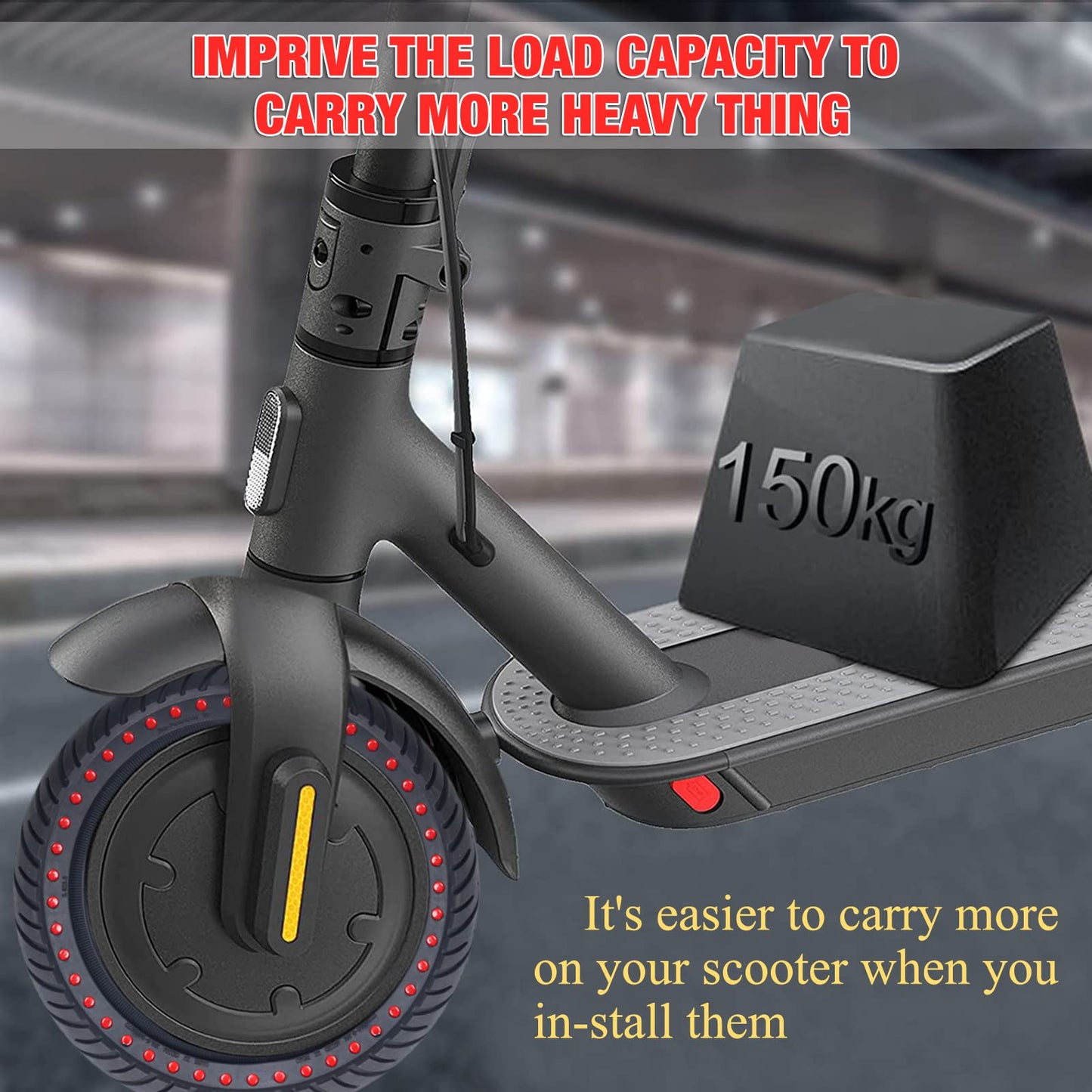 8.5 inch scooter tire 50/75-6.1, scooter solid rubber tire 8 1/2, electric scooter solid rubber tire, 8.5 inch e scooter wheel tubeless for Xiaomi M365 MI 1S, replacement tire