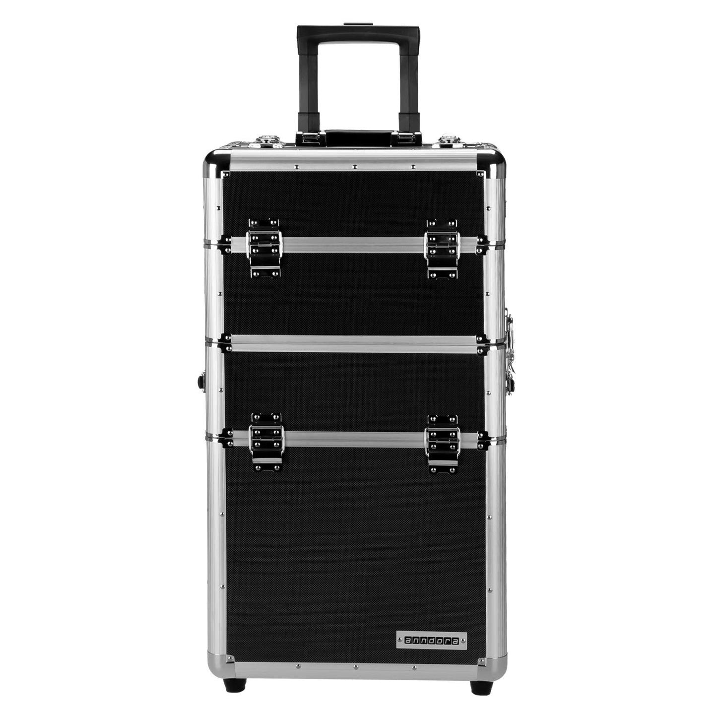 Anndora 2-wheel tool trolley 60 liters tool case black