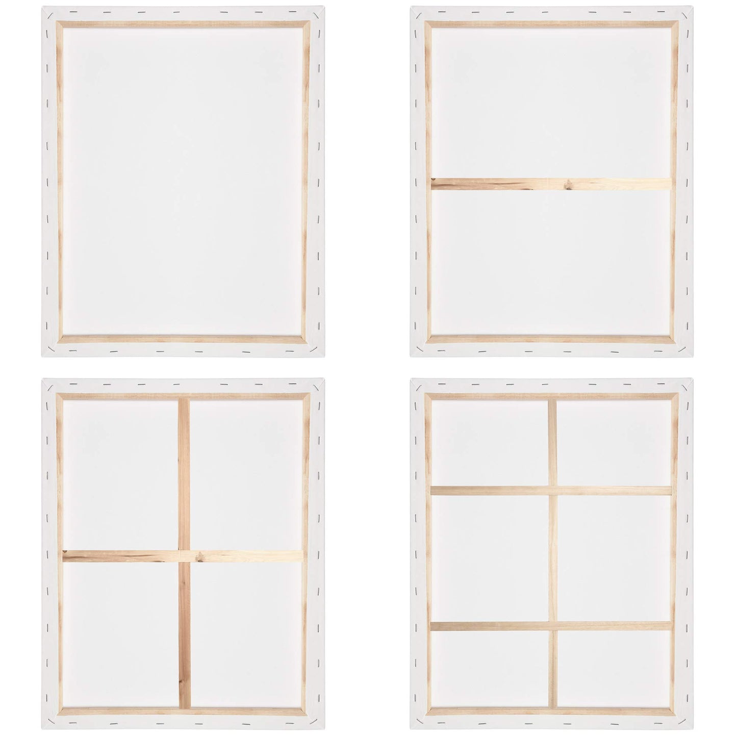 Canvas painting set of 2 stretched canvases for acrylic paints, 80x140 cm each. Made of FSC® certified cotton, ready for your creative ideas.