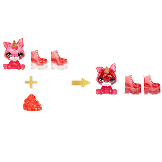 Rainbow High fashion doll with slime & pet - Ruby (Red) - 28 cm Shimmering doll with glitter slime, Magical pet, and fashion accessories - Children's toy - Perfect for ages 4-12.