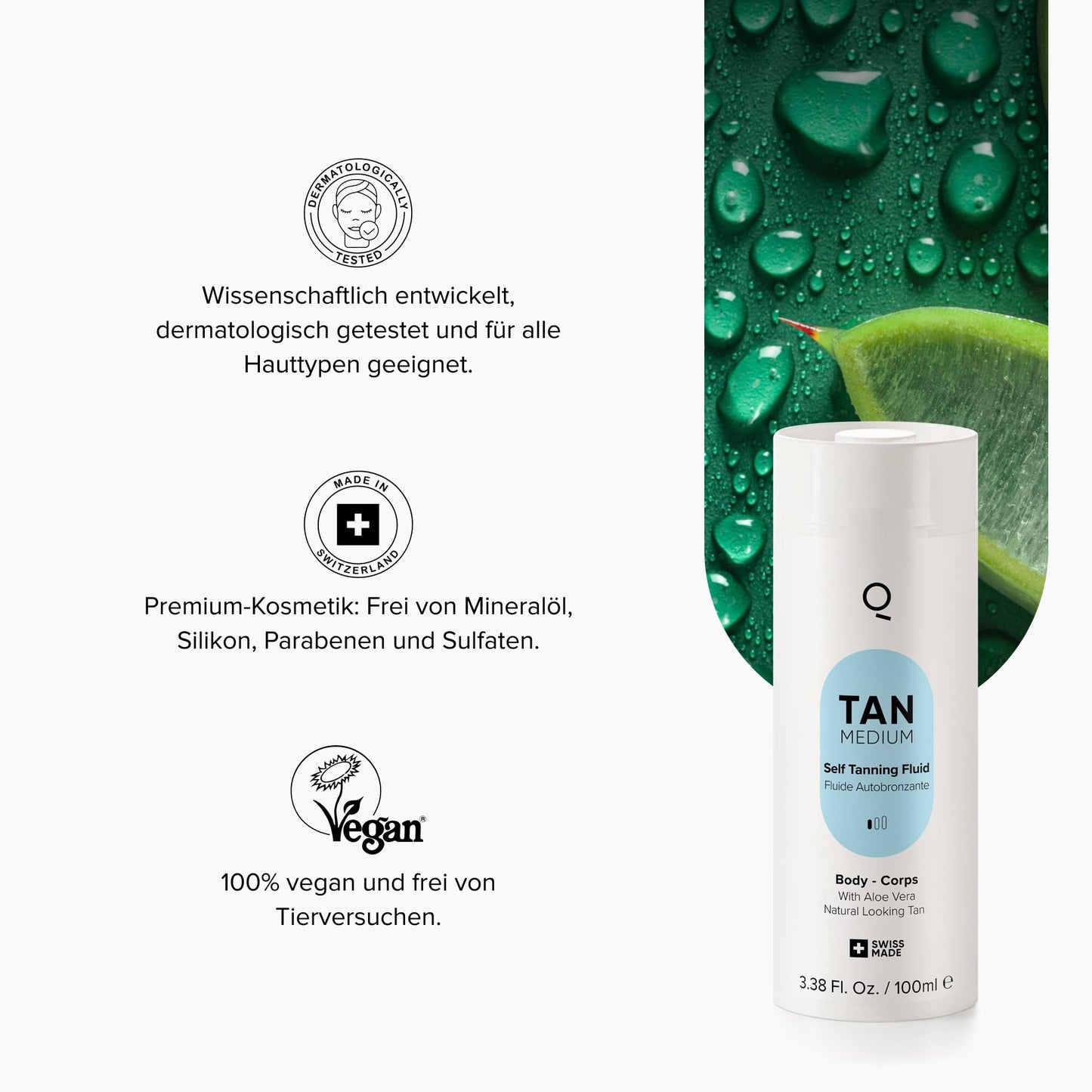 IONIQ TAN Medium Self-Tanner | Natural-looking tan in 3 minutes for up to 14 days | Cartridge for IONIQ ONE Sprayer | Streak-free & long-lasting | Vegan & free from additives