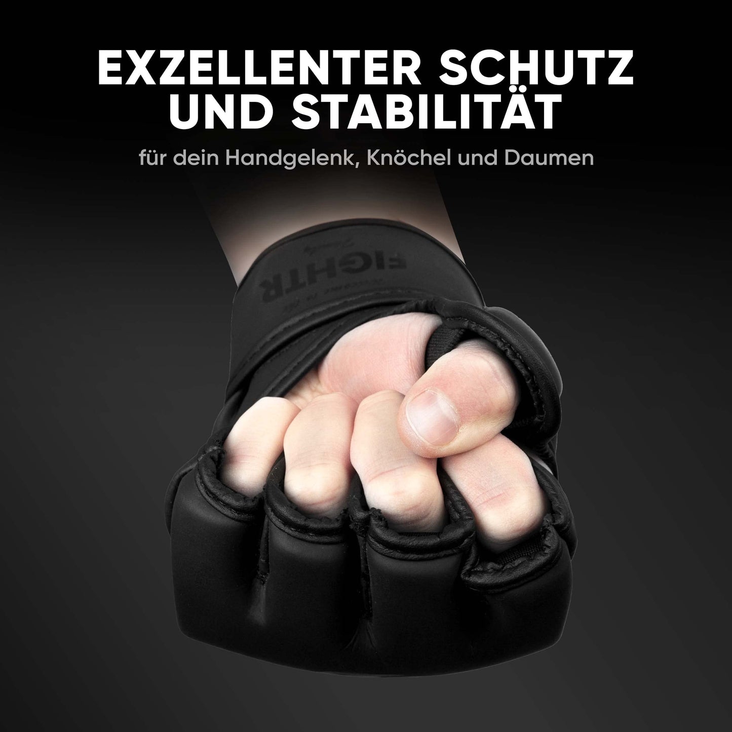 FIGHT® Professional MMA Gloves for Grappling Sparring Training, Kickboxing Martial Arts Muay Thai Heavy Bag Focus Mitts Boxing | for Men and Women including Carry Bag...