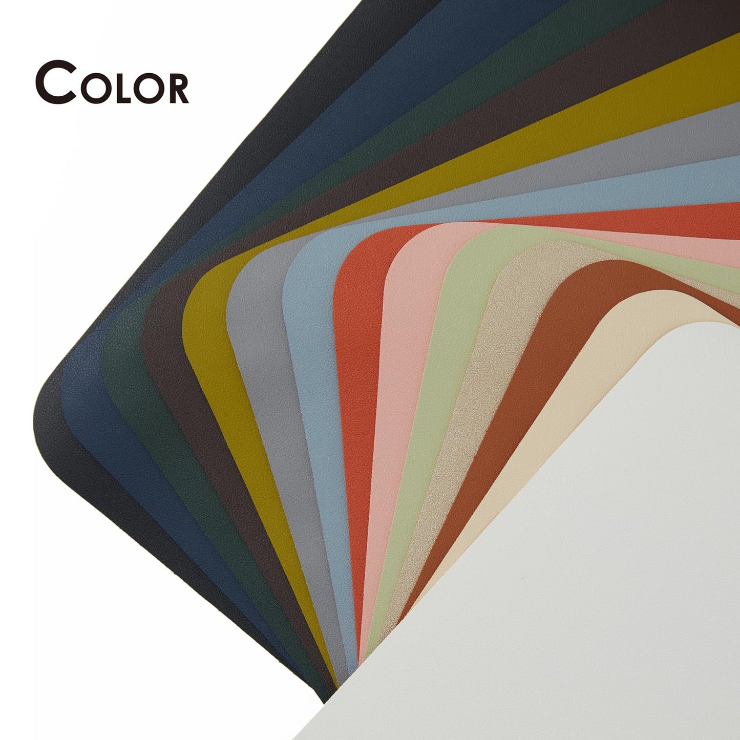 Cork Desk Pad - Double-sided desk pad for office and home - As a large mouse pad and desk mat on desks (Apricot, 120cmx43cm)