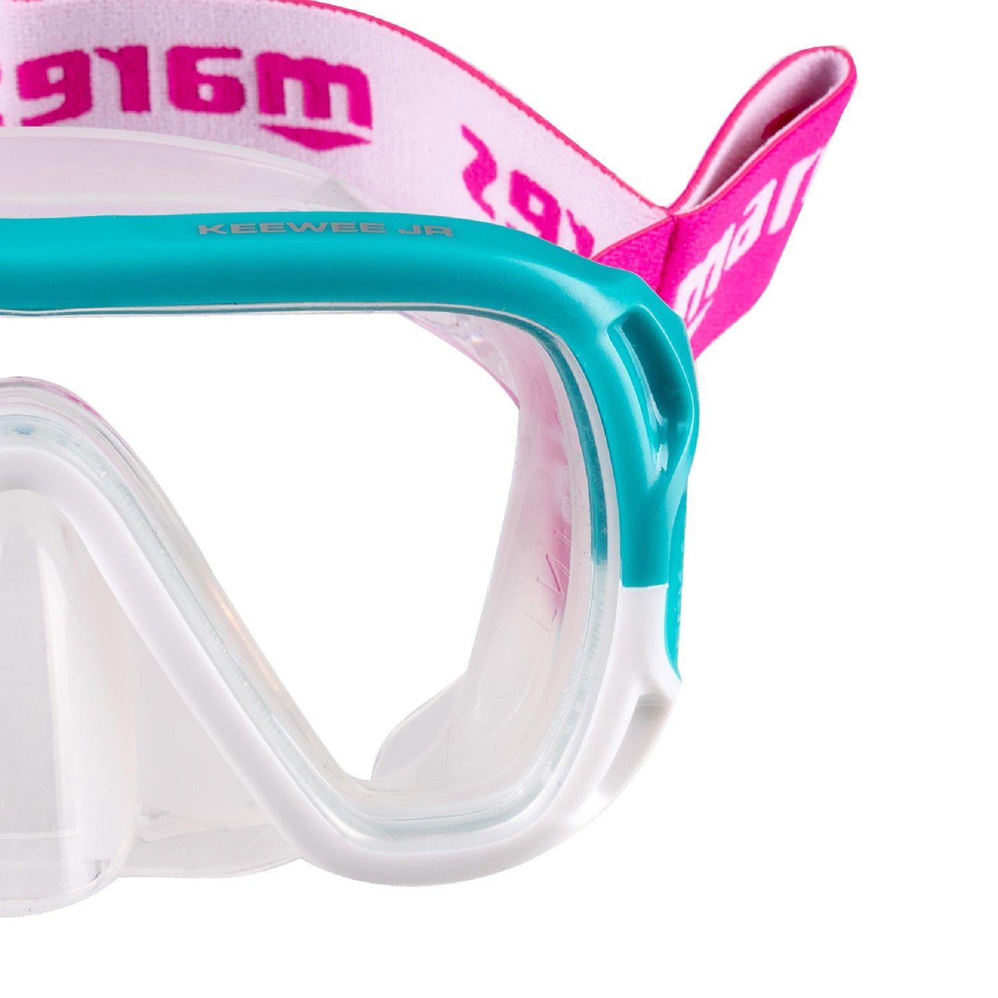Mares Aquazone Keewee Jr, snorkel mask for boys and kids - unisex, Aqua