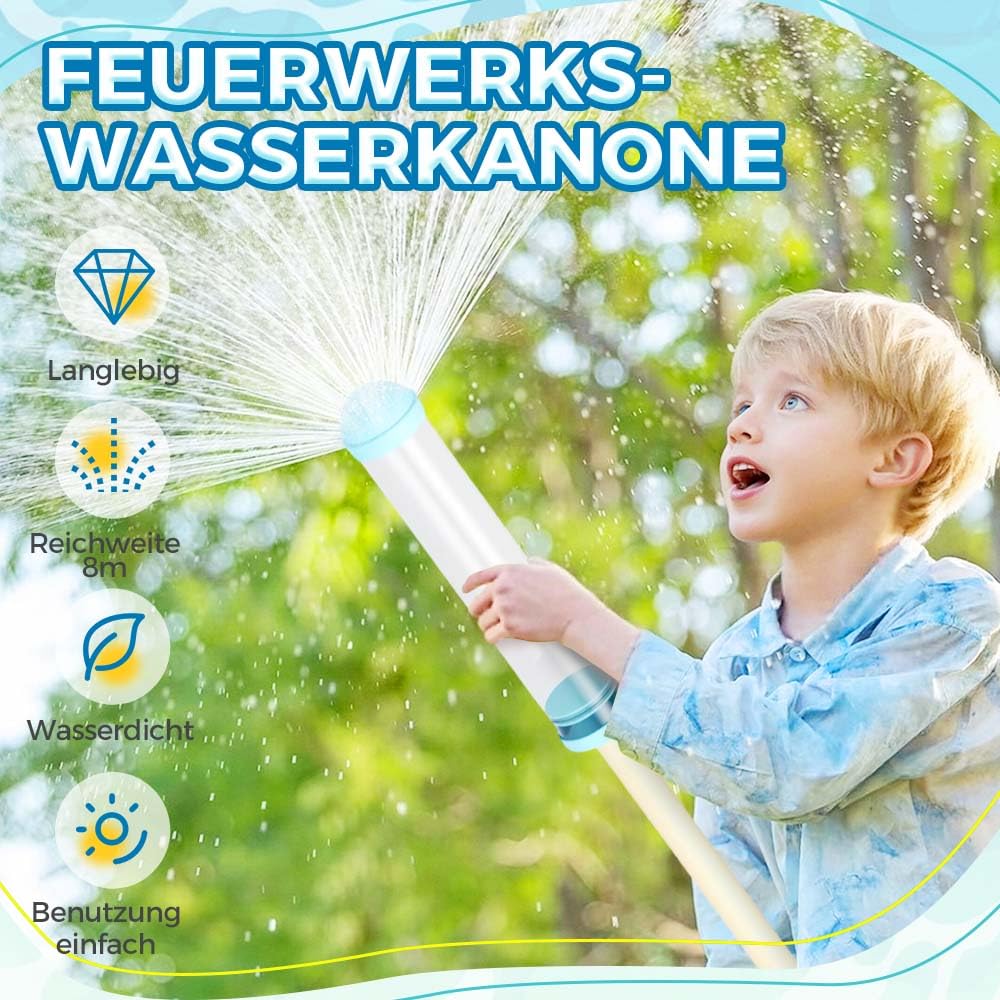 Fireworks water gun toy, water squirter toy, outdoor water toy for kids, romantic fireworks water squirter, outdoor toy for pool party (Yellow + Blue + Purple + Pink)