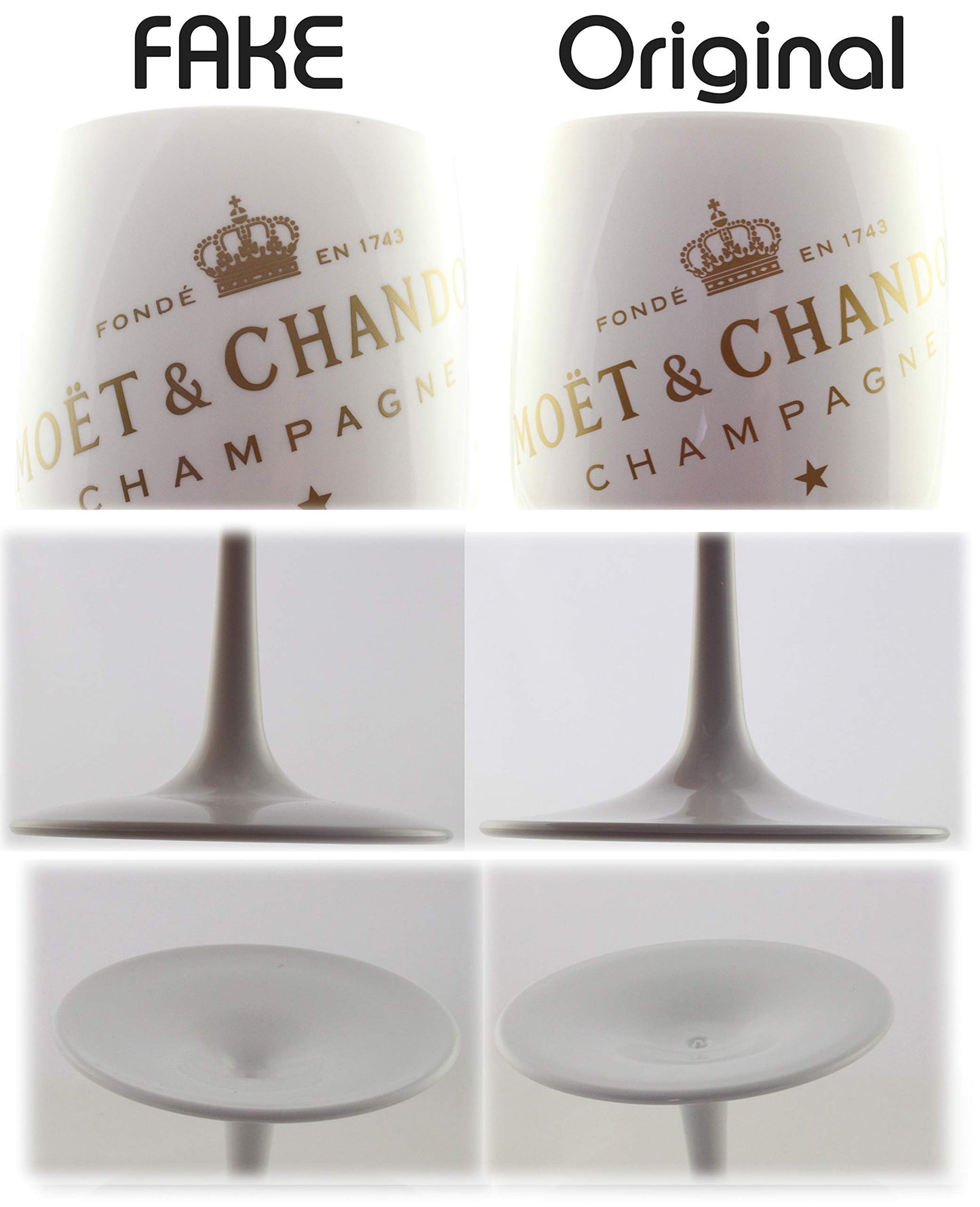 Moët & Chandon Ice Imperial Champagne Glass - Plastic (White, 6)