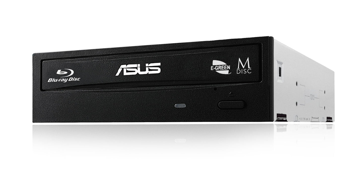 Asus BW-16D1HT Retail Silent internal Blu-Ray burner (16x BD-R (SL), 12x BD-R (DL), 16x DVD±R, Retail, BDXL, Sata) black.