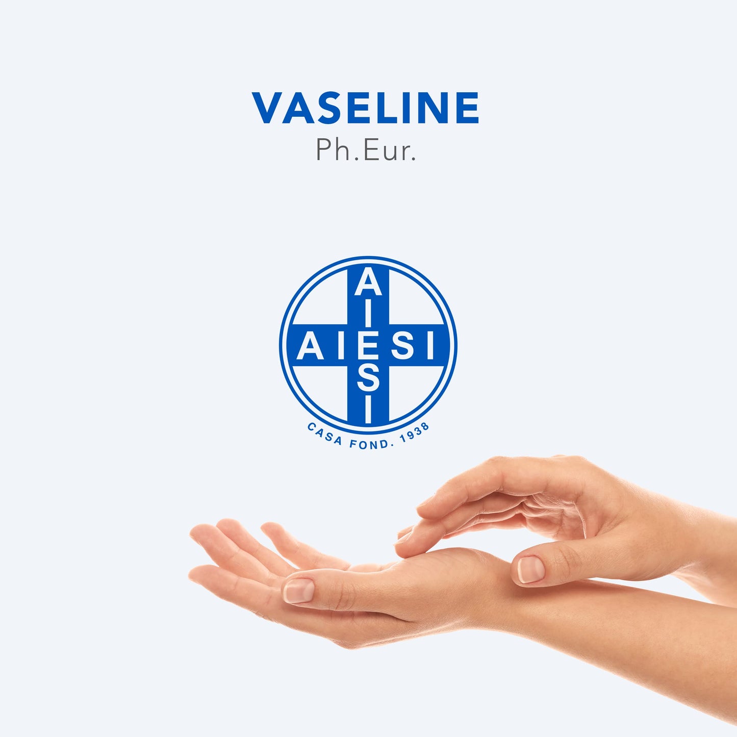 AIESI® White Pure Petroleum Jelly Ph.Eur. (1 kg glass jar), For medical, dermatological, and professional use, Made in Italy