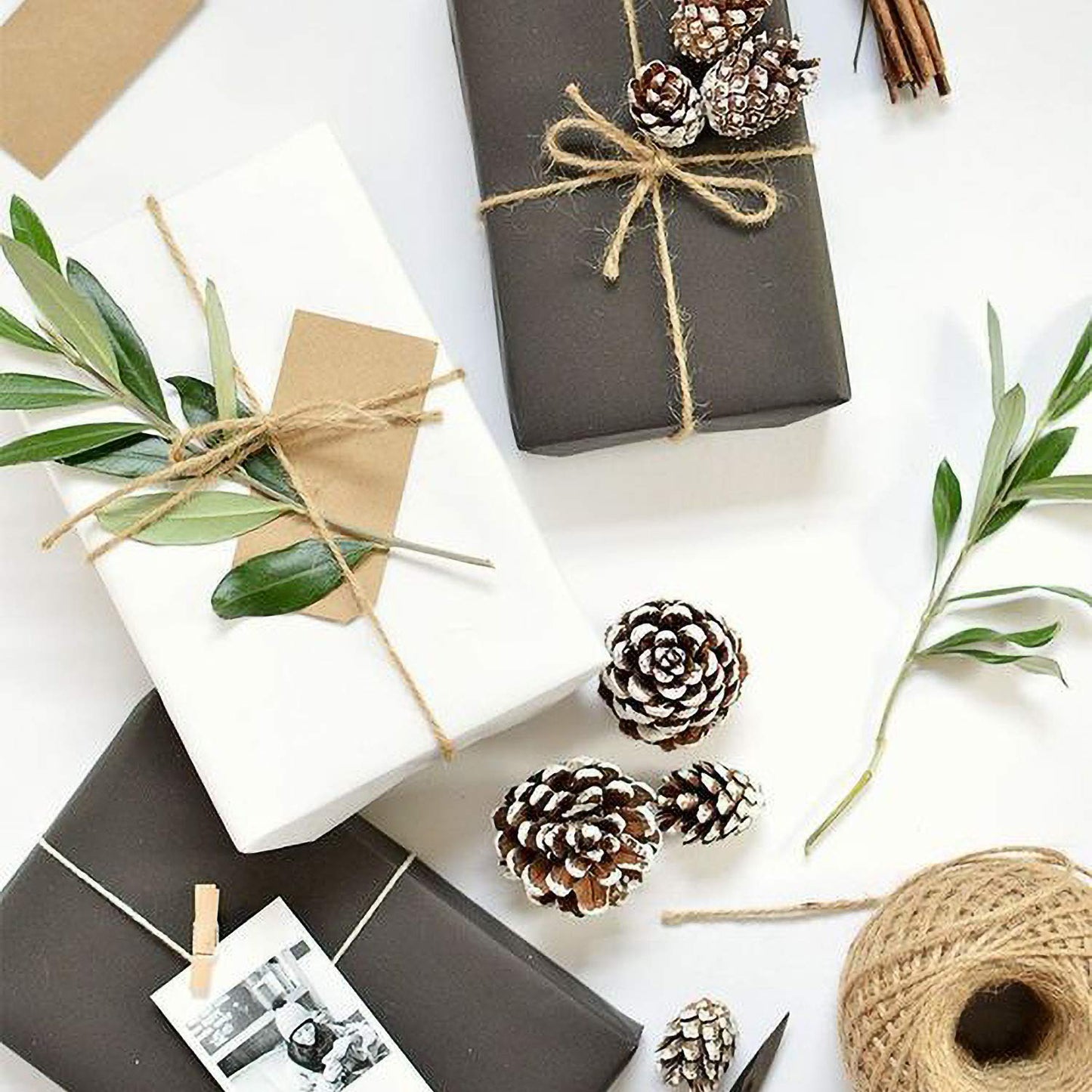 RUSPEPA Black Kraft Paper - Natural recycled paper, kraft paper roll perfect for arts and crafts, small gift wrapping, packaging, mailing, shipping, and parcels - 91.4 cm x 30 m