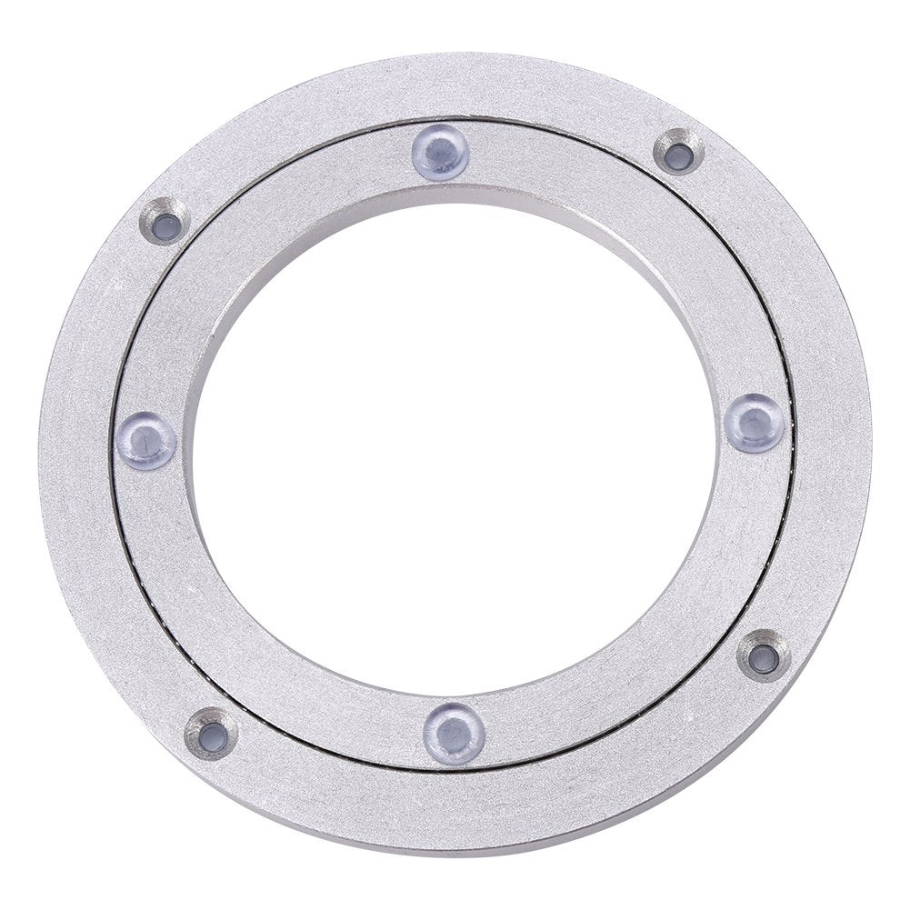 Tabletop swivel turntable ball bearing TV, monitor,e aluminum for dining table, kitchen appliances, etc. Lazy Susan (outer diameter-20cm / 7.9inch)