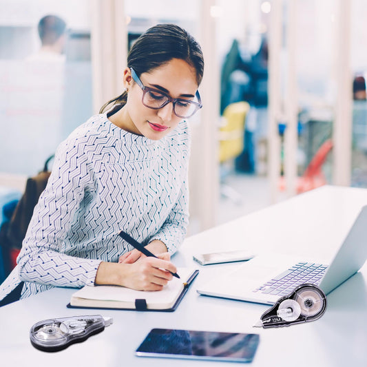 STATIONERY ISLAND 38-pack correction tape, 12m x 5mm mini correction mouse with cap, correction tape roller for school & office supplies.