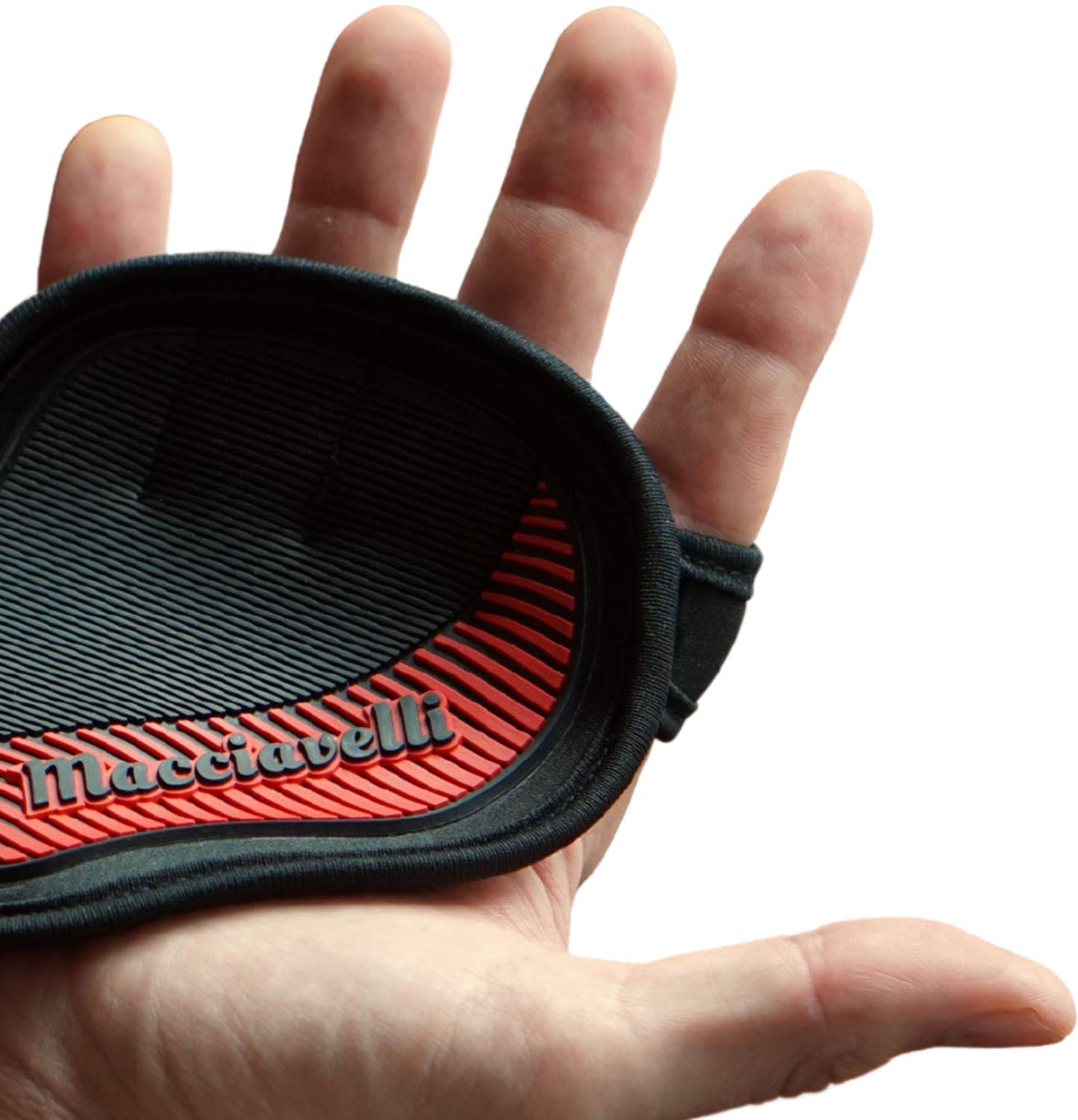 MACCIAVELLI Fitness Grip Pads for pull-ups, bodybuilding, fitness & cross-training - Grip pads for maximum grip - The alternative to fitness gloves & training gloves (1 pair)