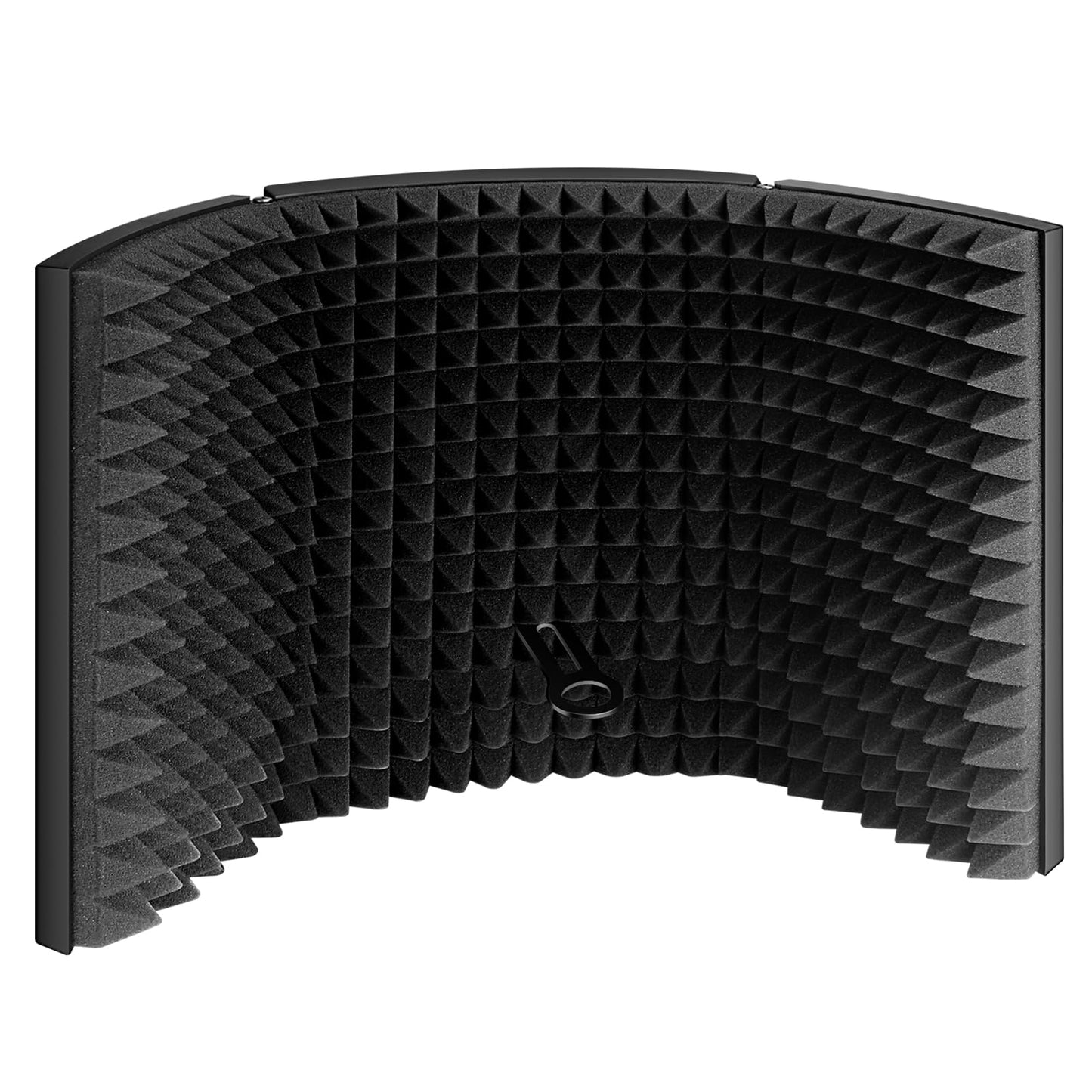 aokeo Microphone Isolation Shield, Studio Microphone Soundproofing Foam Reflector for any Condenser Microphone Studio Recording Equipment