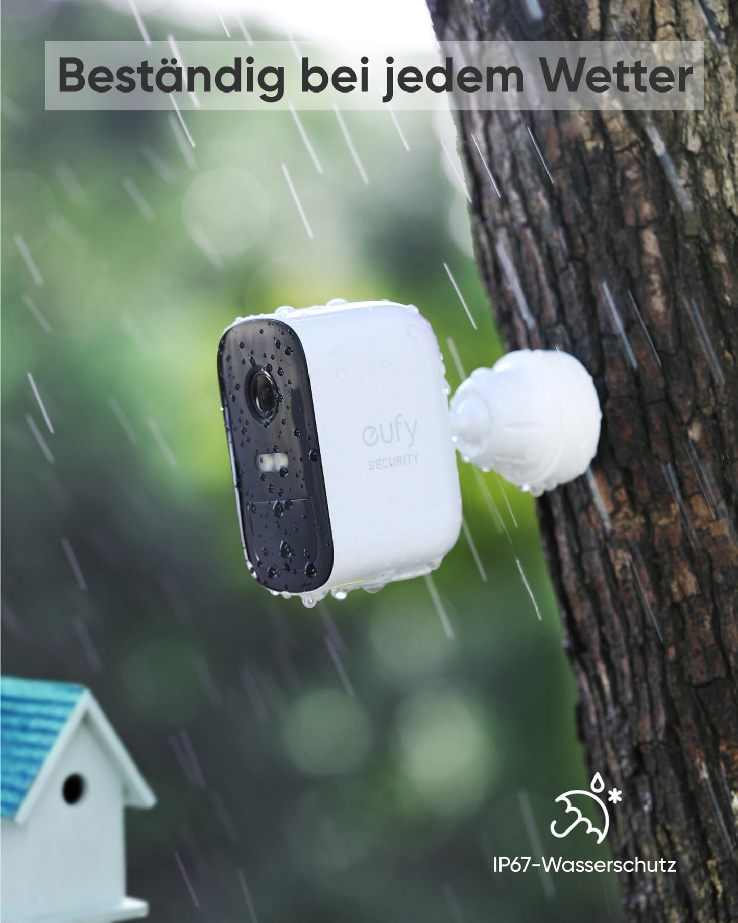eufy Security eufyCam 2C, outdoor surveillance camera, 180-day battery, HD 1080p, IP67 weatherproof, night vision, compatible with HomeKit and Solar Panel, free usage