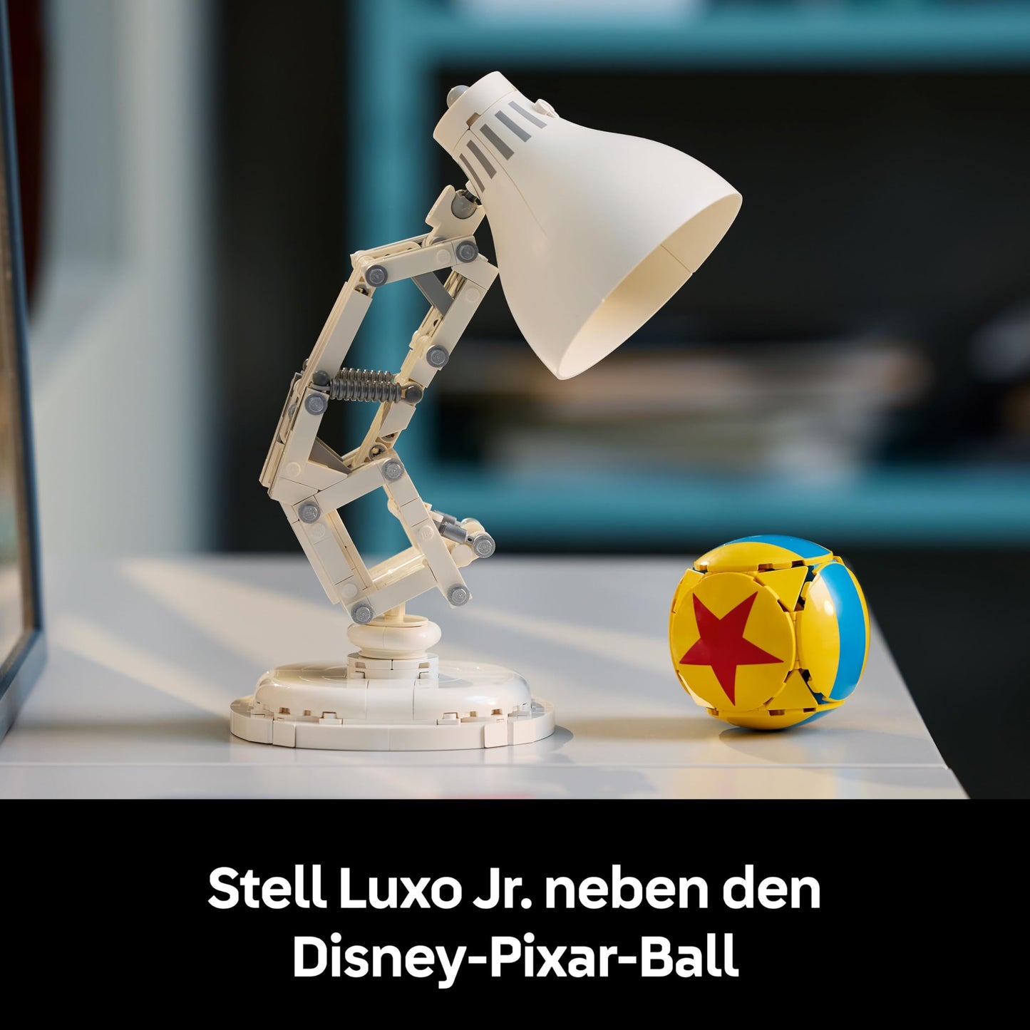LEGO Ideas | Disney Pixar Set - Buildable desk lamp playset - Toy for adults - Gift for men and women - Creative building model as desk decoration 21357
