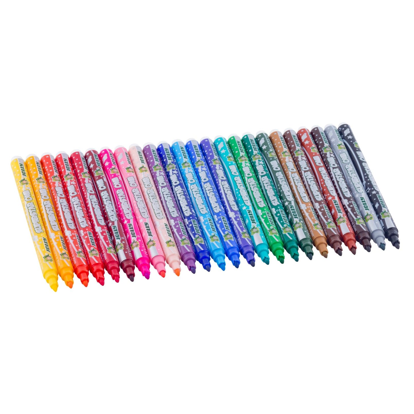 JOLLY Superstar ONE Fiber Pen High-quality felt-tip pen Washable 24 pieces in cardboard box 4445-0030 24 Fiber Pens