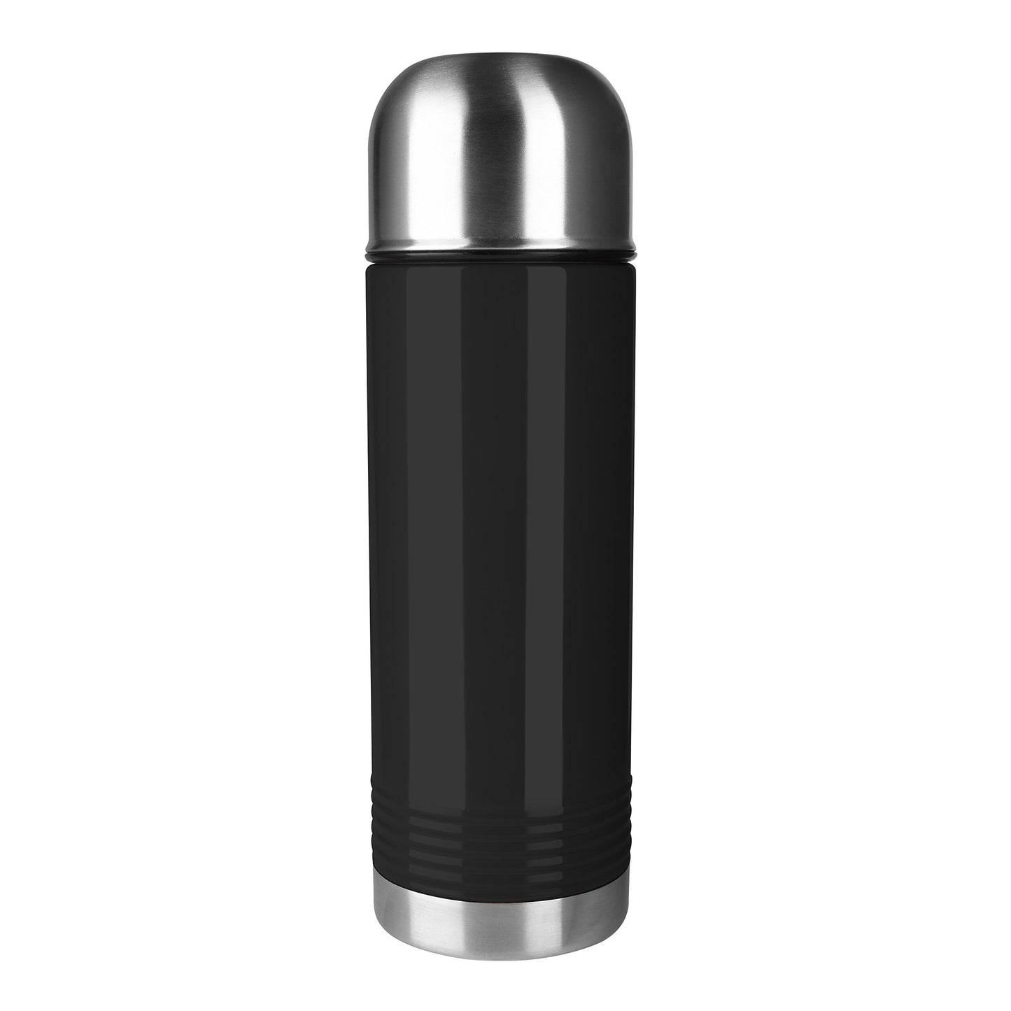 Emsa 515223 Senator Insulated Bottle, Thermos Bottle, Travel Coffee Mug, 700ml, Thermal Mug, Insulated Cup, Safe Loc Closure, Black
