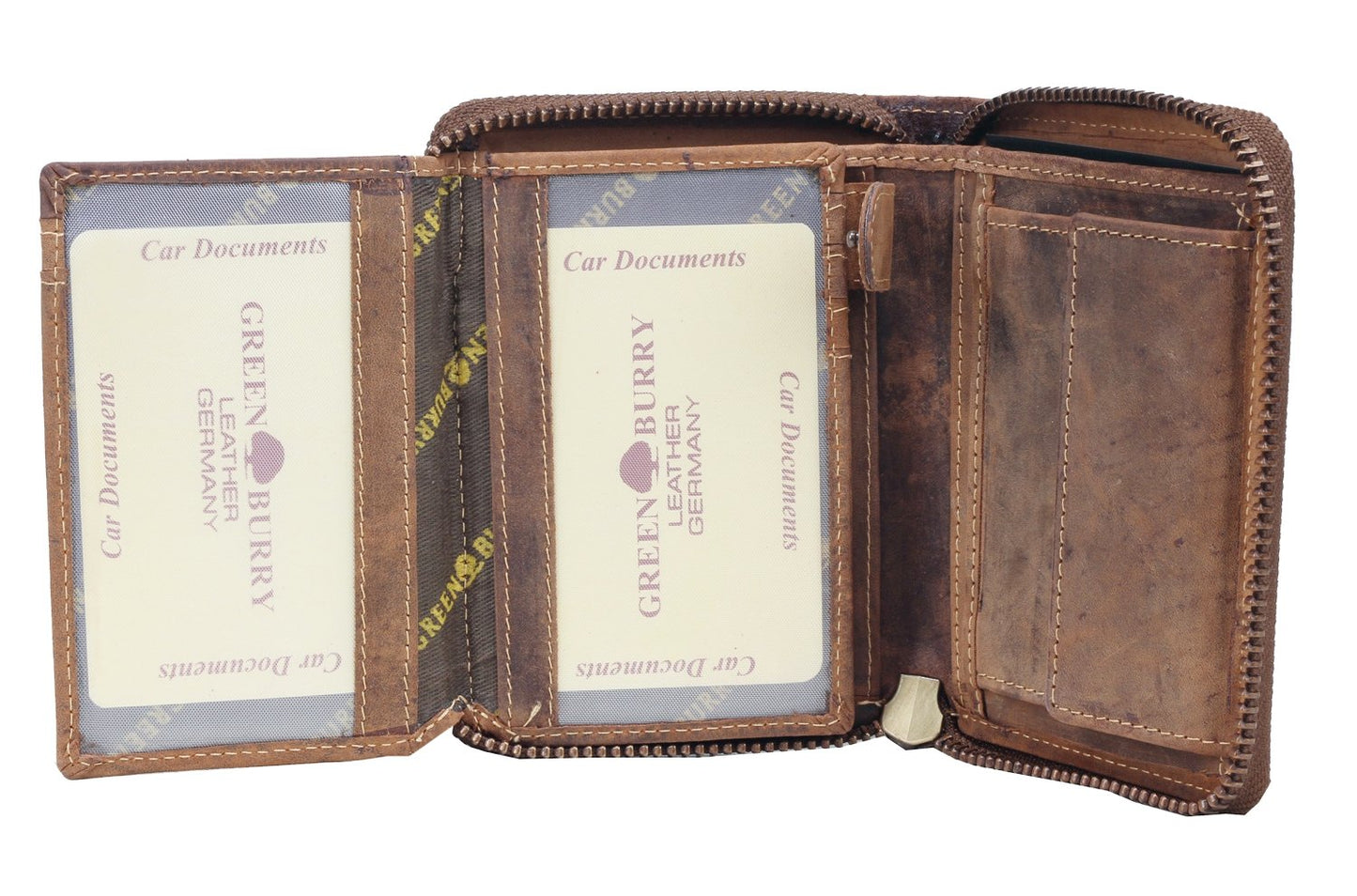 Greenburry Vintage Women's Wallet Purse Brown 13x10x3 cm