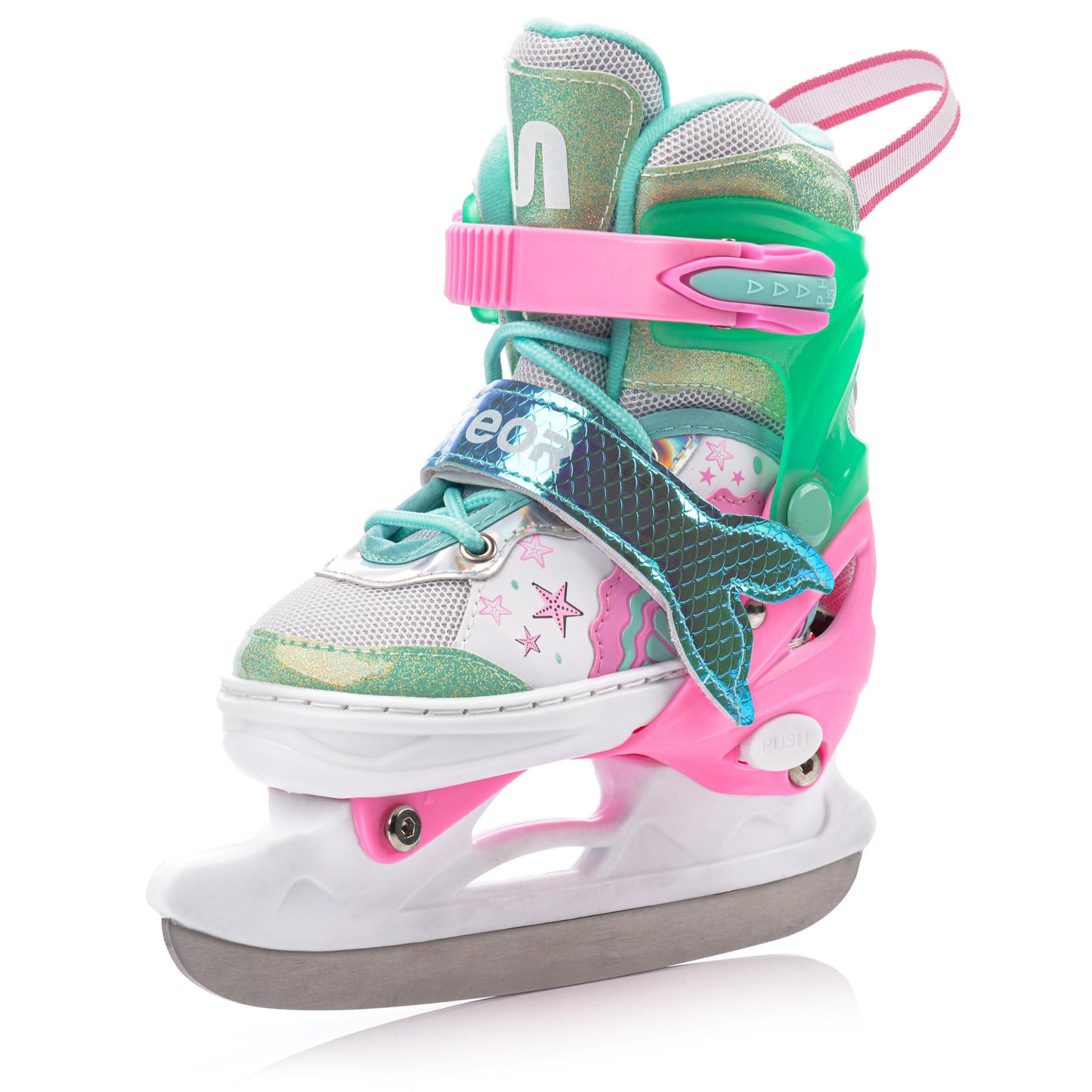 meteor® Inline Skates 4in1 Children's Inline Skates Roller Skates Roller Blades Quad Skates Carbon Children's Adjustable Skate Big Wheels
