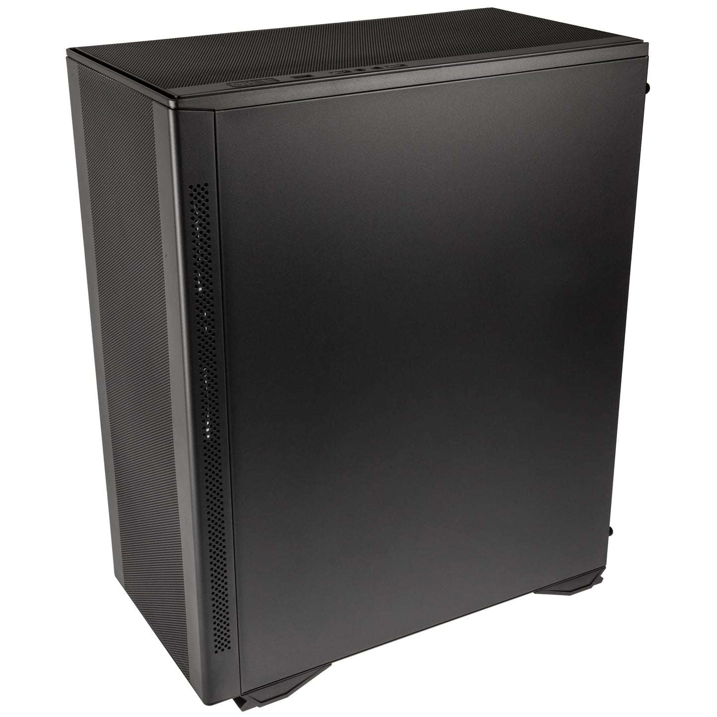 Kolink Stronghold Prism RGB Black - Gaming PC case EATX with mesh front, removable top, hinged tempered glass door, 4x addressable RGB fans 120mm - Midi Tower Gamer PC Case