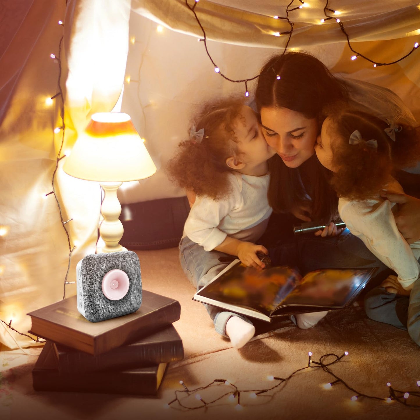 Satisure Birdsong Motion Sensor Box, Various Relaxing Bird Chirps & Forest Stream, Ocean Nature Sounds Soundbox