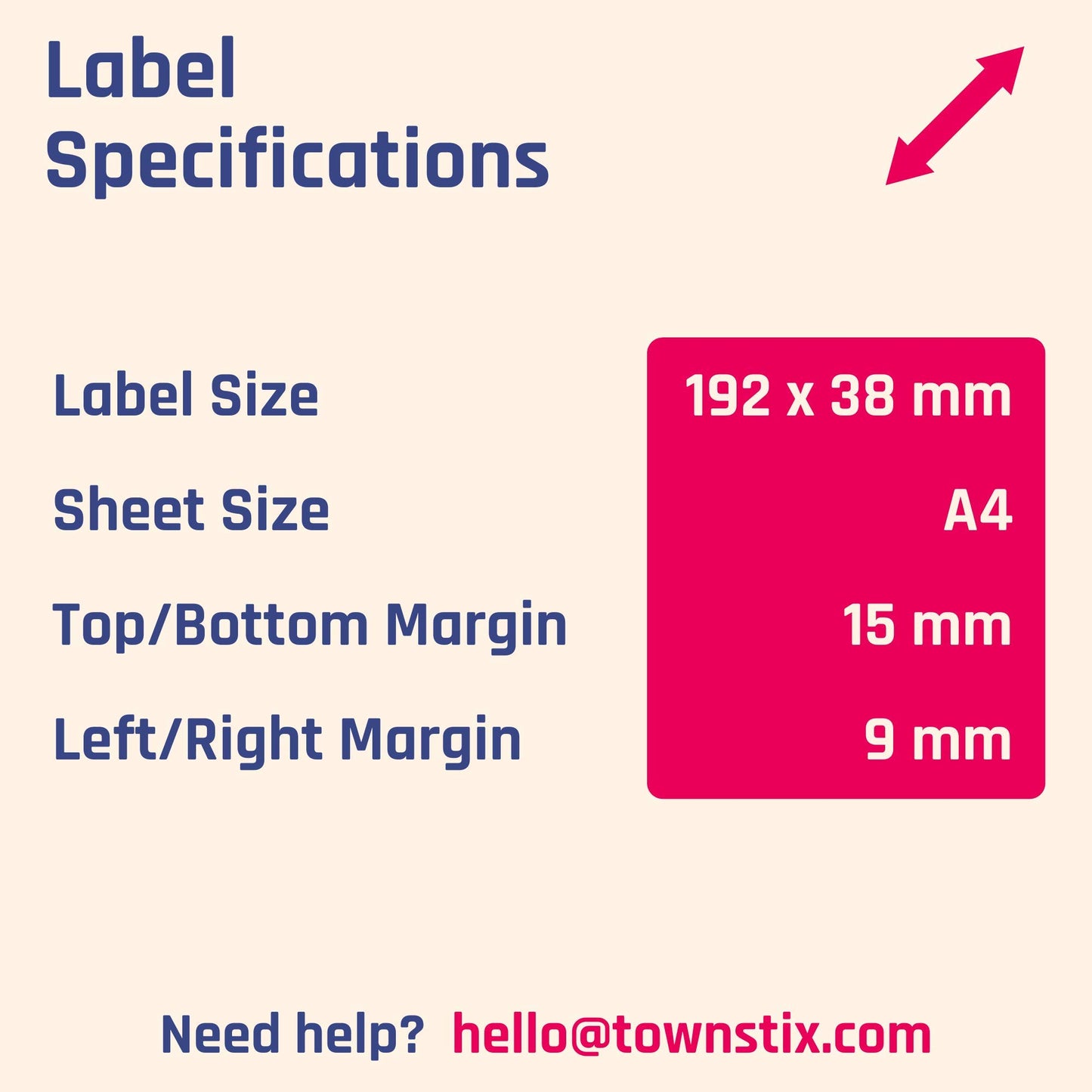 192 x 38 mm, 150 sheets, self-adhesive binder spine labels stickers printable A4