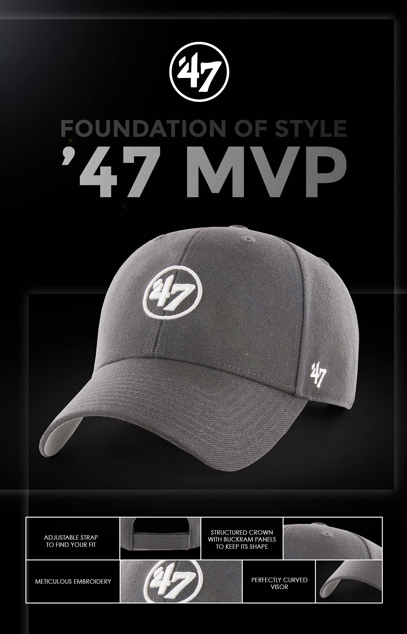 47 MLB Los Angeles Dodgers MVP Unisex Baseball Cap, Adjustable, High-Quality Design, White Logo, Sandalwood Green.