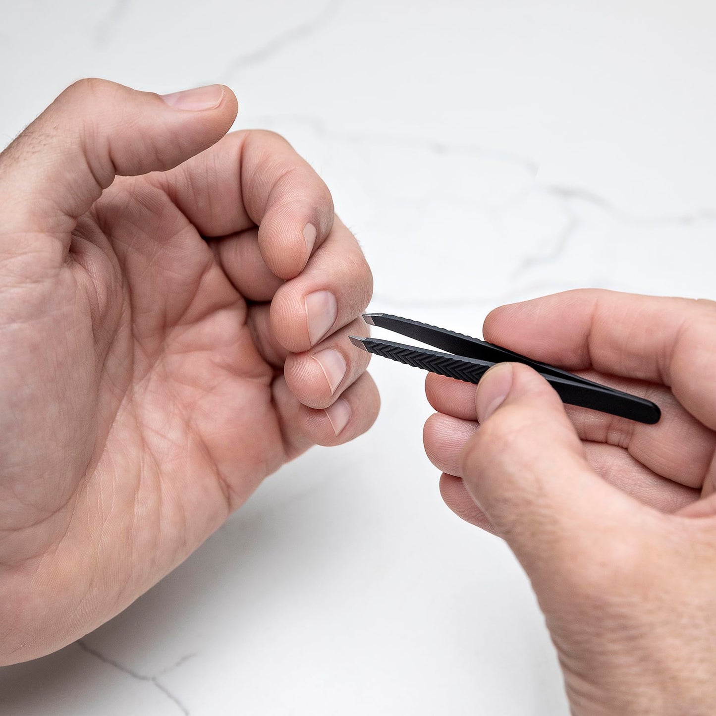 MANSCAPED® Shears 3.0, 5-piece travel nail care set for men, stainless steel manicure set with fingernail and toenail clippers, nail file, slant-tip tweezers, cuticle scissors, travel case.