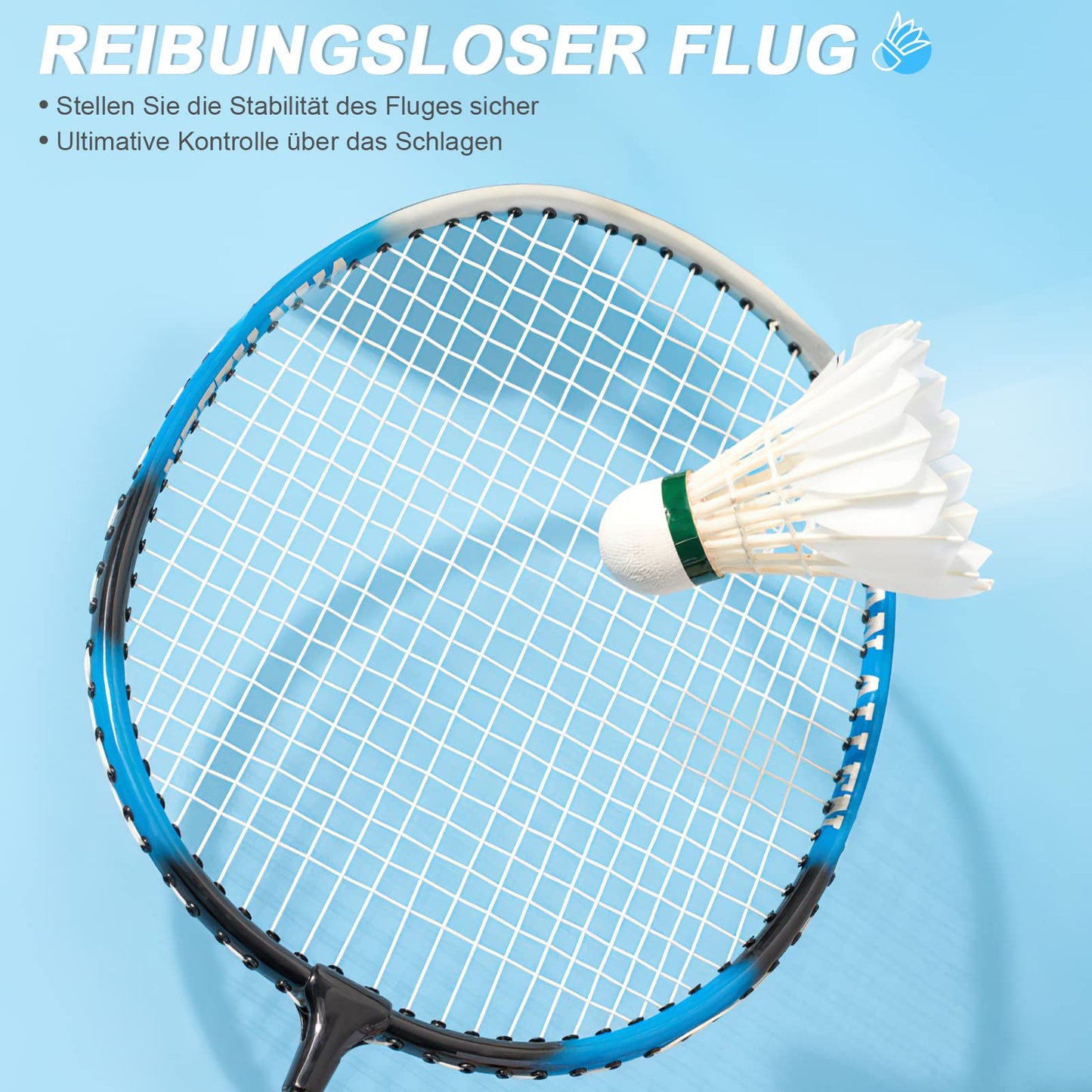 Philonext Badminton Goose Feathers, Sturdy and Durable, for Sports, Training, Badminton Shuttles, for Indoor and Outdoor Play, Shuttlecocks, Sports, Training, Badminton.