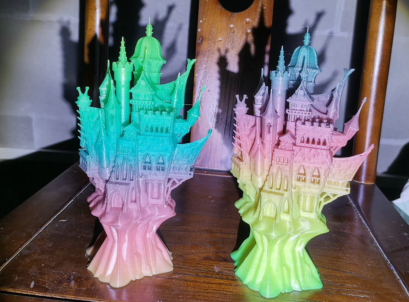 Stronghero3D PLA 3D printer filament, glows in the dark, shines green/blue/red, 1.75mm precision +/- 0.05mm for Ender3 Ender5 CR10.