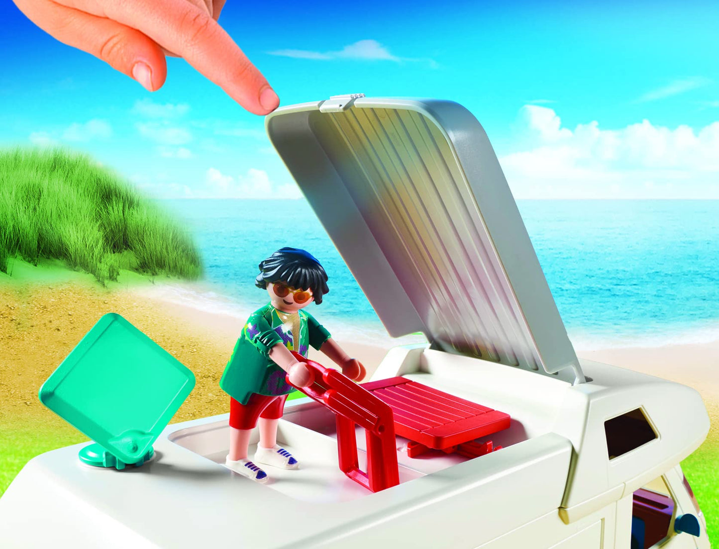 PLAYMOBIL | Family Fun | Family RV | with removable roof | Toy for kids 4+ years | 70088