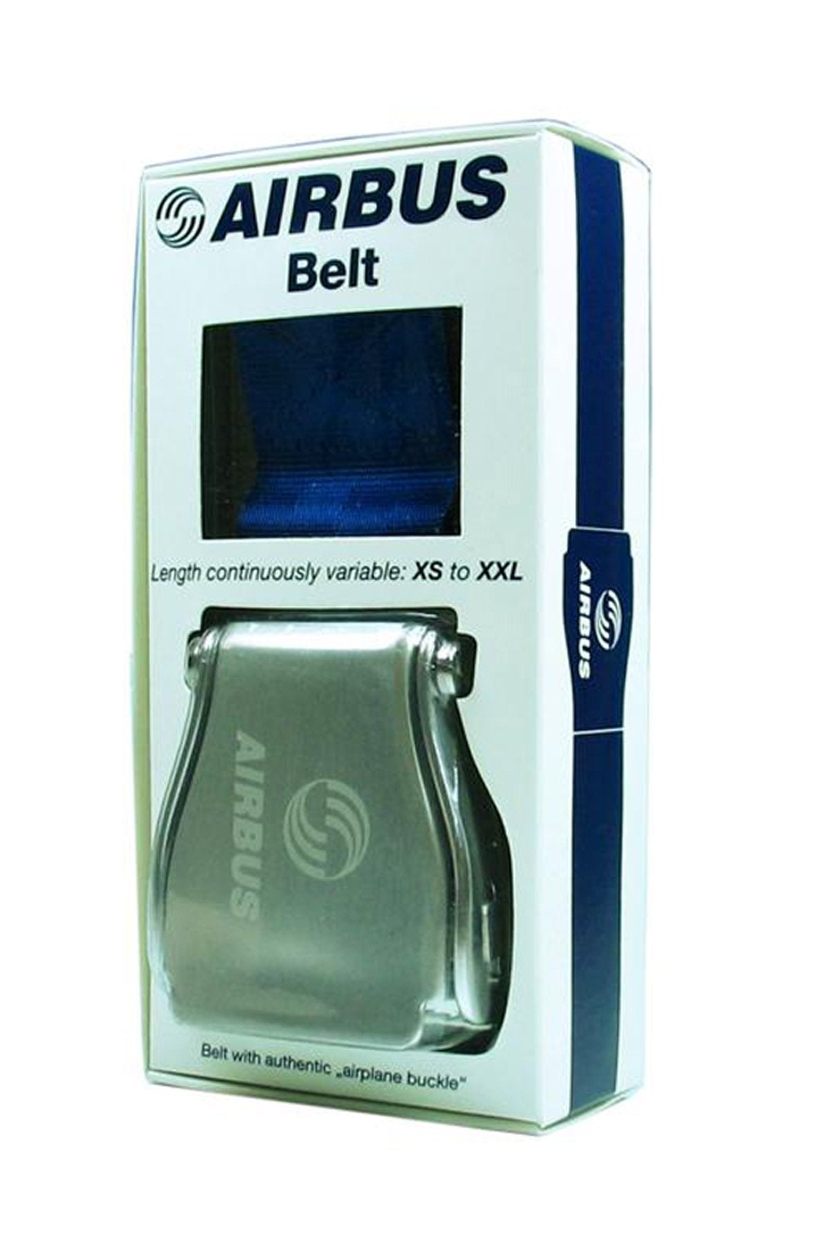 AIRBUS - "Airline Seatbelt" - Belt -- Sizes XS - XXL - Infinitely adjustable - Color Blue