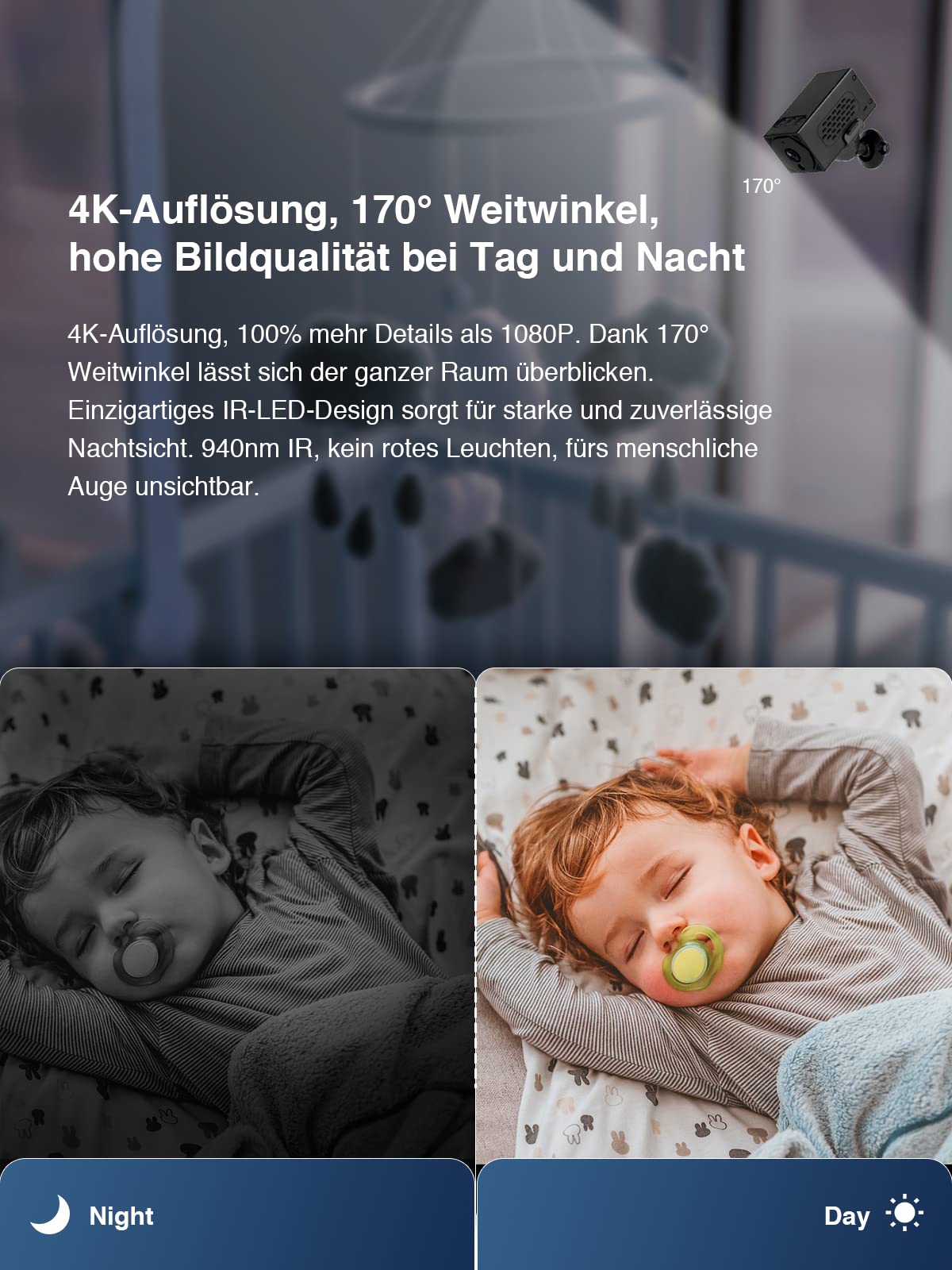 WIWACAM 4K Cube Small Camera WiFi 1Pro