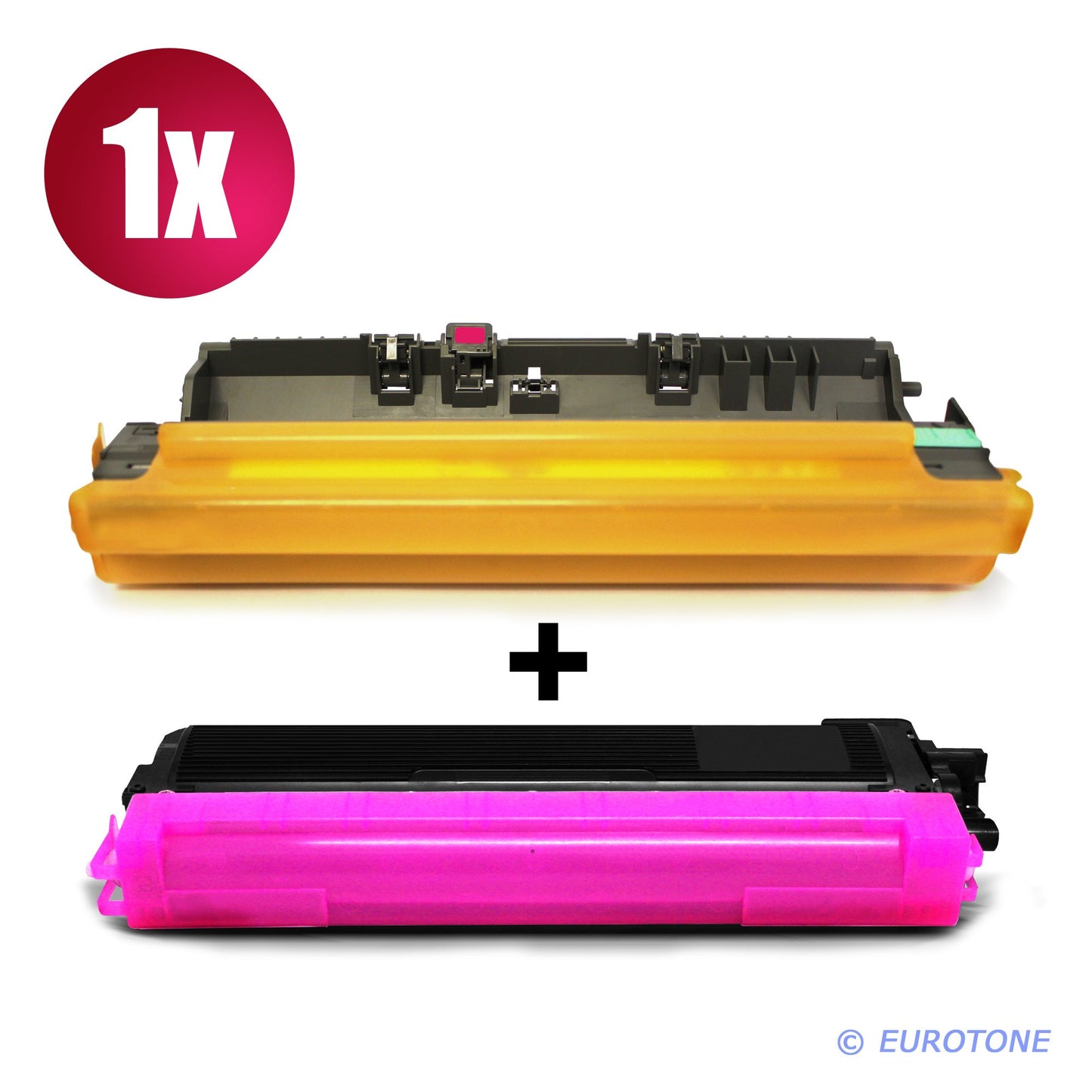 Eurotone toner + drum for MFC 9130 9140 9330 9340 9142 9332 9342 CDN CW CDW replaces 4X Brother TN-241/TN-242/TN-245/TN-246 and DR-241 in combo set.