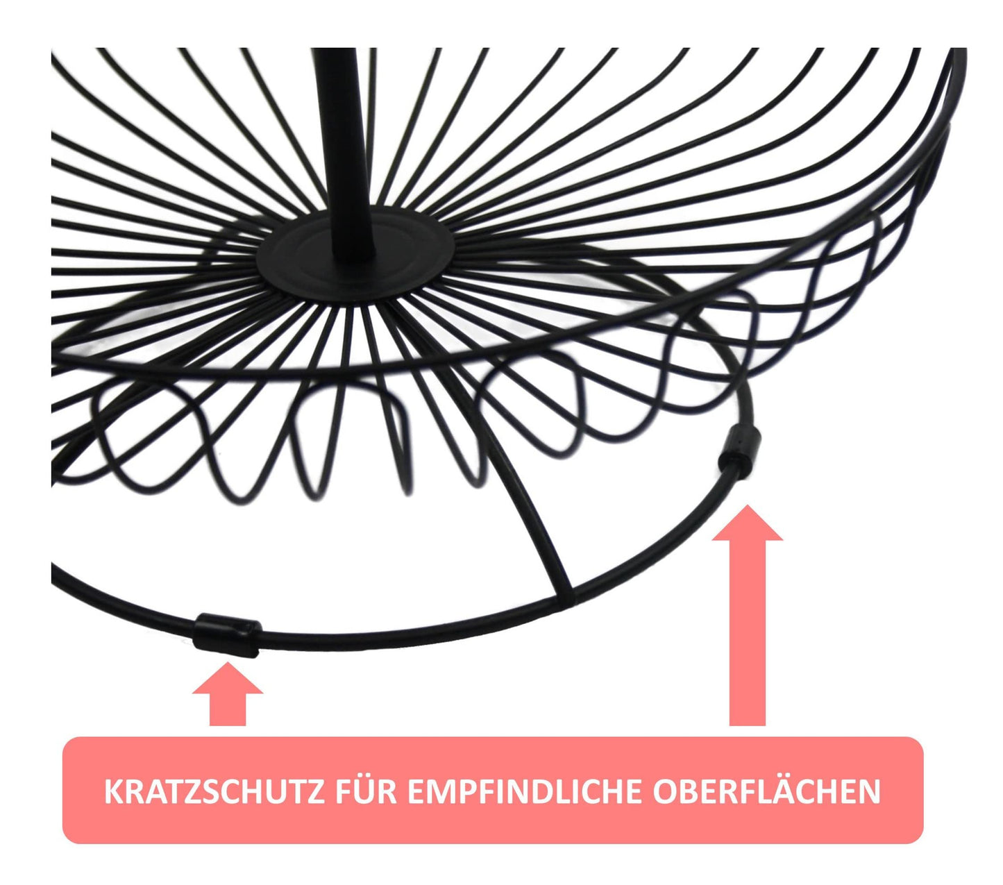 Auroni delicate fruit tier round 3-tier fruit basket fruit bowl metal - black - modern - decorative for more counter space eye-catcher - country style