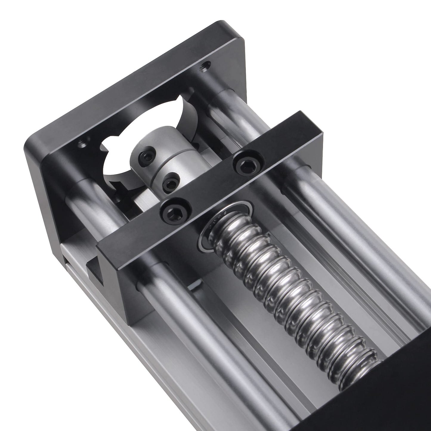 CNCMAN'S 150mm Effective Travel Length Double Optical Axis Guide Ball Screw SFU1605 150mm, Linear Actuator Linear Guides Linear Table Actuator for DIY CNC Milling Parts and 3D Printers